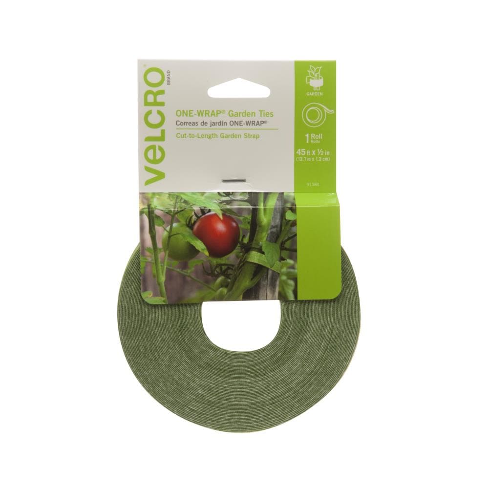 VELCRO Brand Green Hook and Loop Plant Tie Tape - Adjustable, Durable  Plastic Construction - Ideal for Staking and Training Plants - 1 Pack