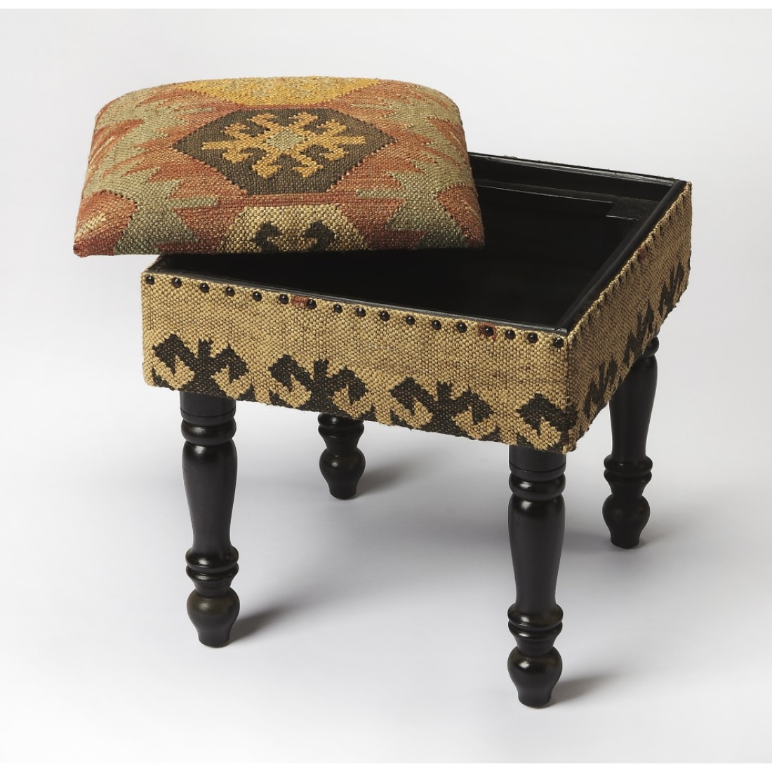 HomeRoots 4000389218 Indoor-Ottomans - View #2