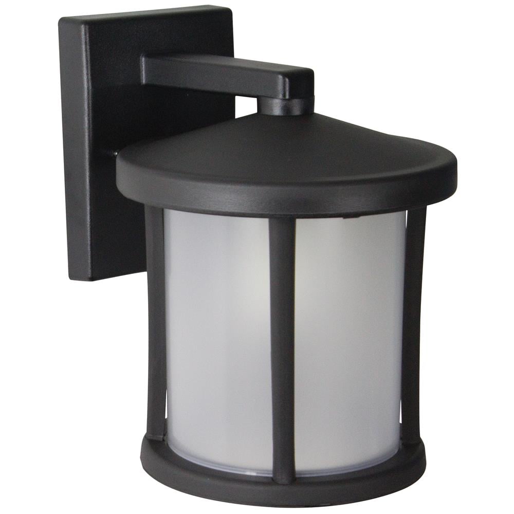 Solus WM-S52VF-BK-S 1 -Light 12.2-in H Black Hardwired Motion Sensor Outdoor Wall Light