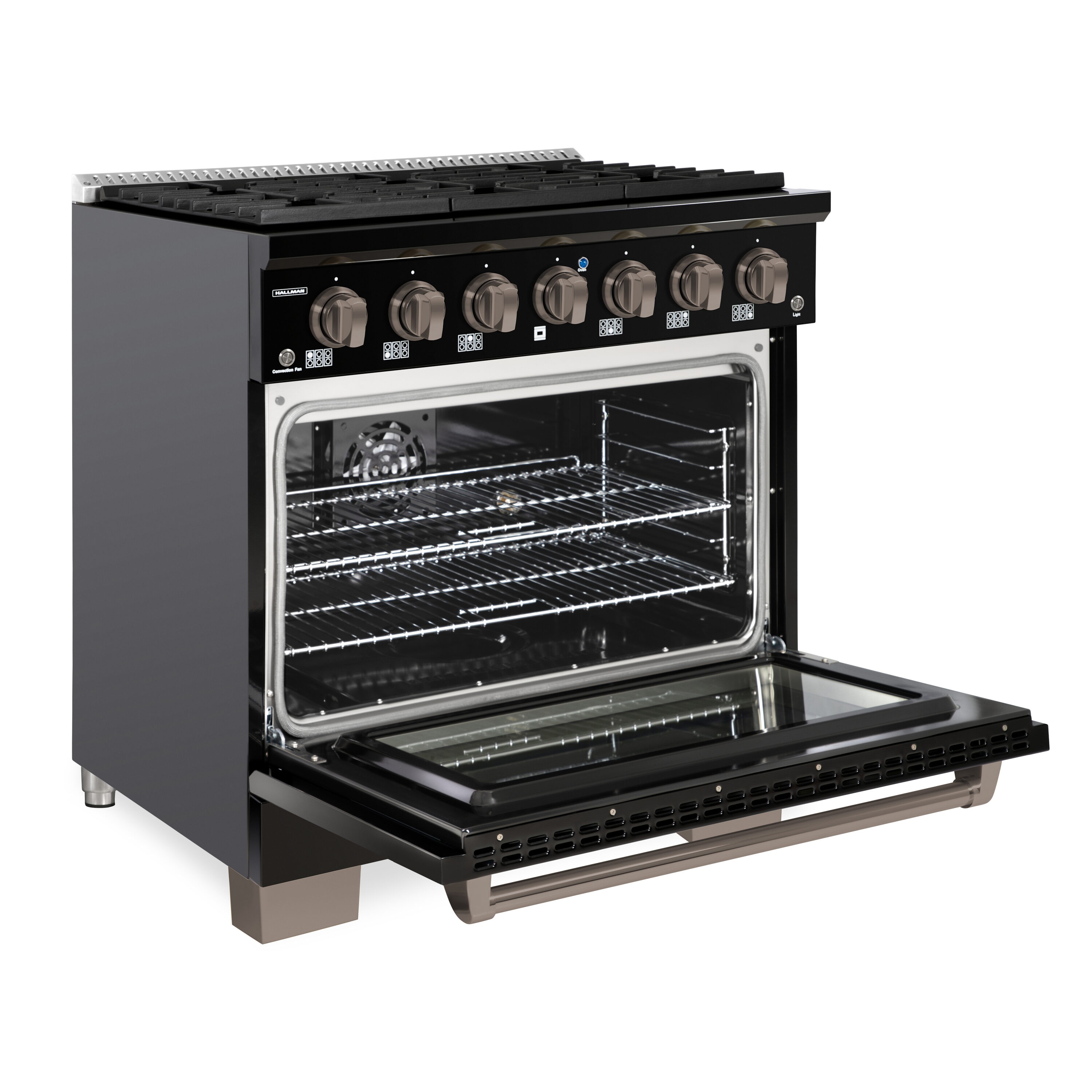 Hallman HBRG36BZGB Freestanding-Gas-Ranges - View #5