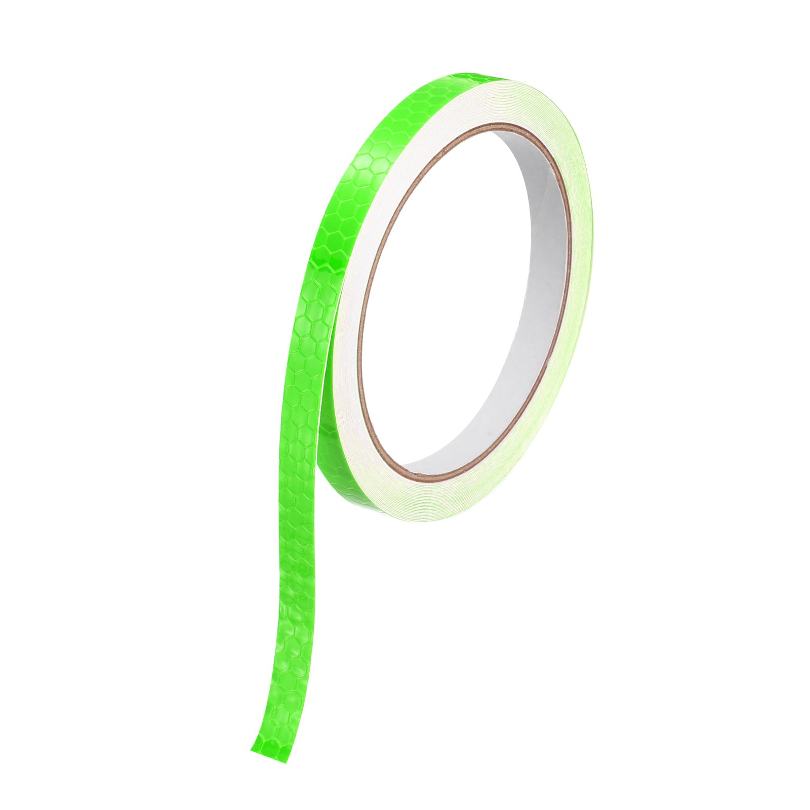 Unique Bargains Reflective Tape 0.5inch x 26 Ft Night Safety Caution Warning Tapes Adhesive Tapes Waterproof PVC Marking Stickers for Trailers Motorcycle Steps Floor Boats Floor Grass Green