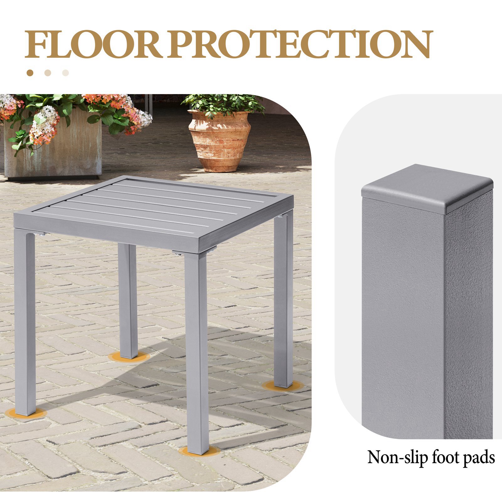 Crestlive Products CL-TB060GRY-1 Patio-Tables - View #5