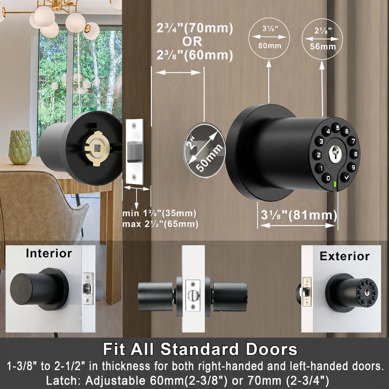 Oyezvary LOZ0804O283 Electronic-Door-Locks - View #6