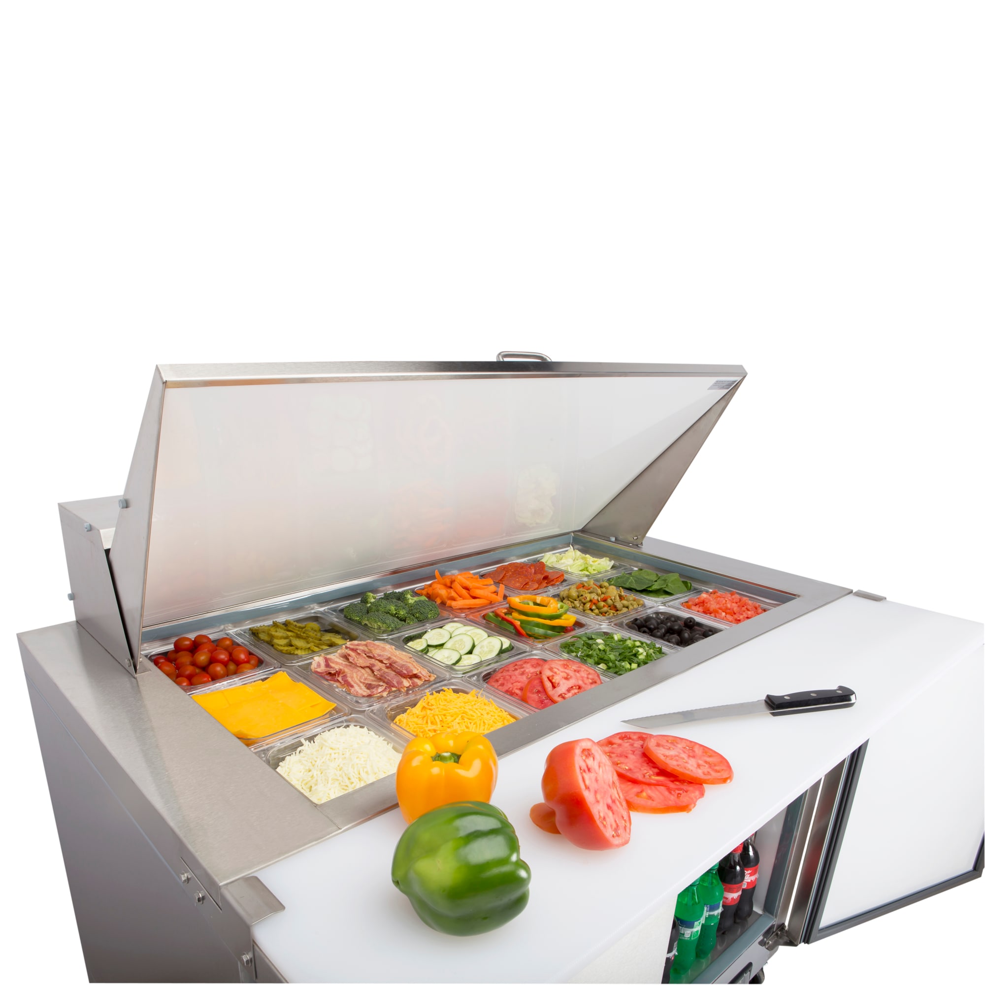 Maxx Cold MXSR48S Sandwich/Salad Station 13.77 CuFt