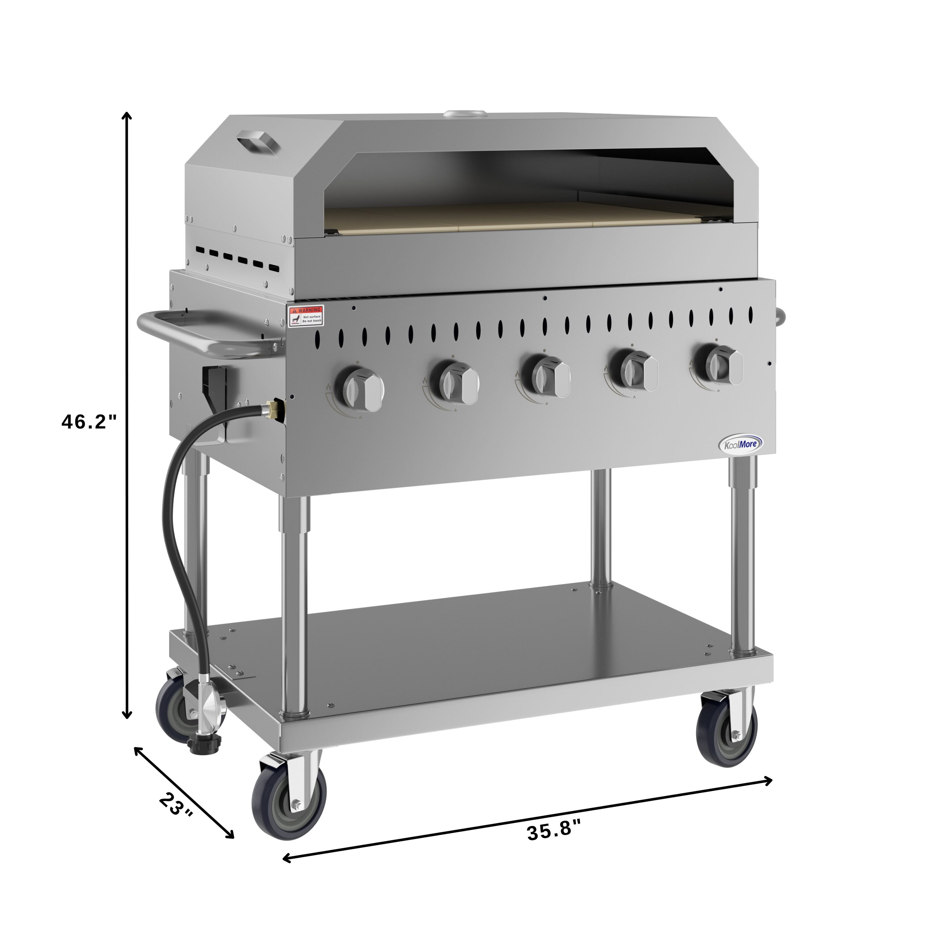 KoolMore LOW-CGKIT3-36P Gas-Grill - View #7