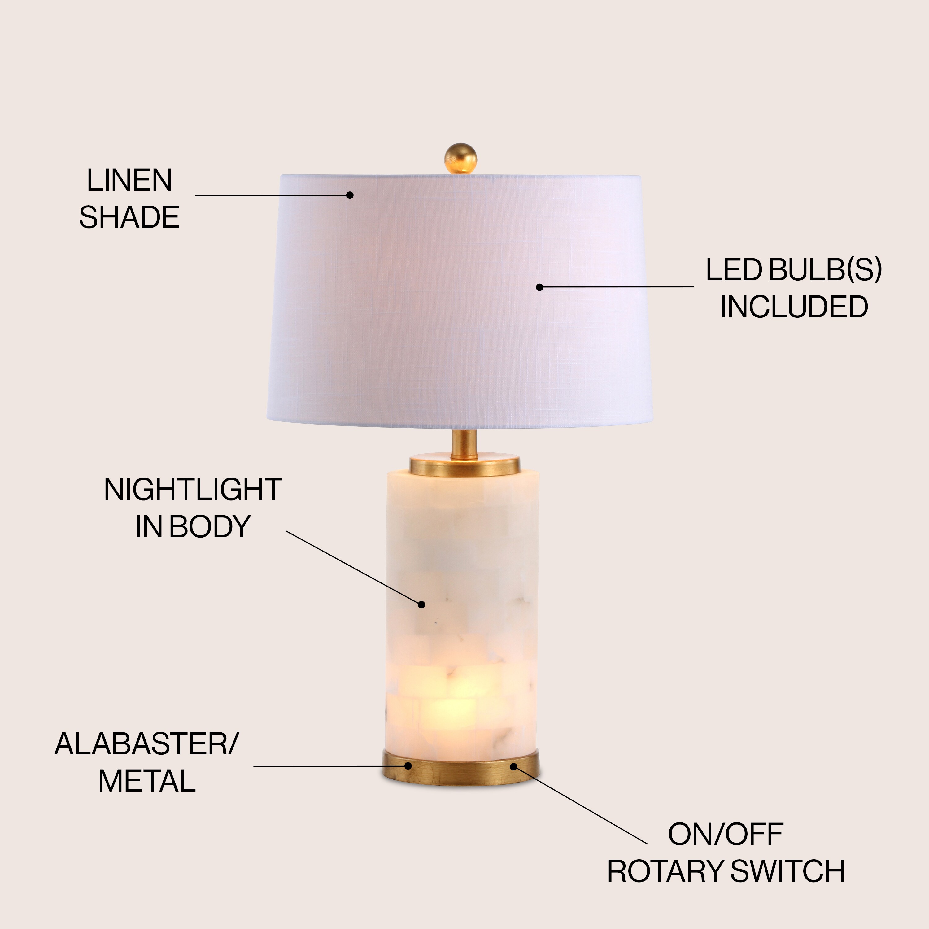 JONATHAN  Y JYL6203A Table-Lamps - View #3