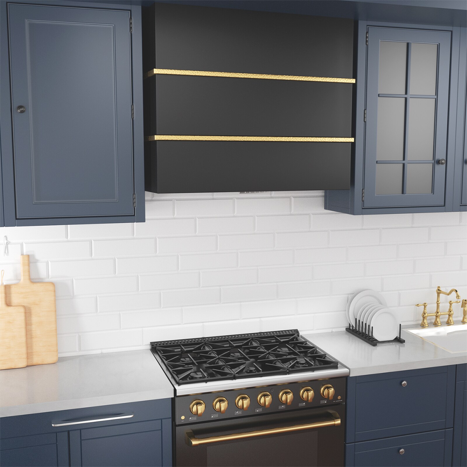 Akicon AK-HS36HC-JBG Wall-Mounted-Range-Hoods - View #6