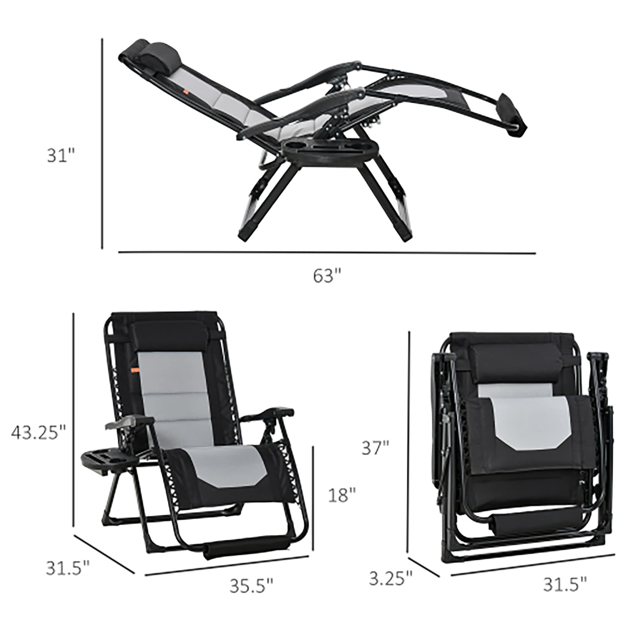 CASAINC WF-SM-B4-WT Patio-Chairs - View #9