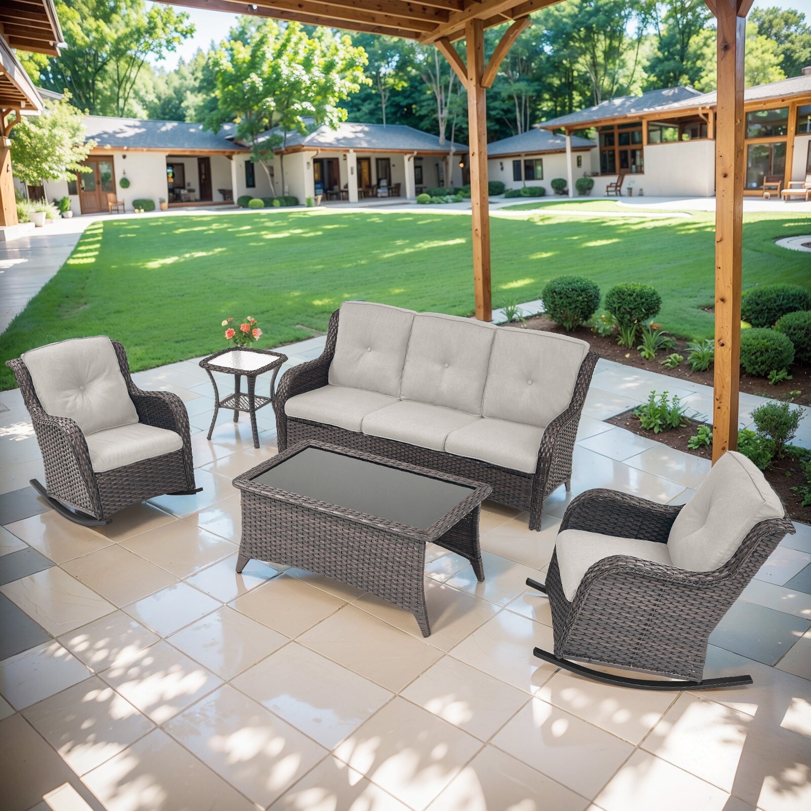 Rilyson FS0131825101-2 Patio-Conversation-Sets - View #2