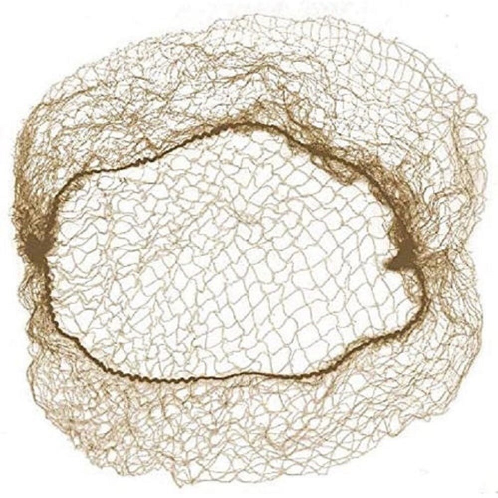 BISON LIFE KC-ES-28DH-9LBR-288 Kleen Chef 28 In Valentina Invisible Light Brown Hair Nets, Pack Of 288, Breathable, Lightweight