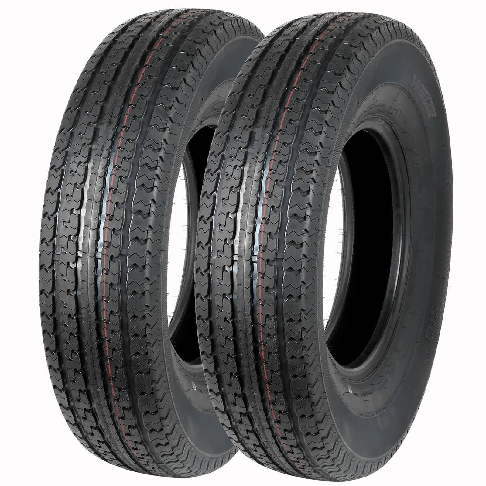 WEIZE TE-ST235/80R16-2 16-in ST235/80R16 10-ply Trailer Tire (2-pack)