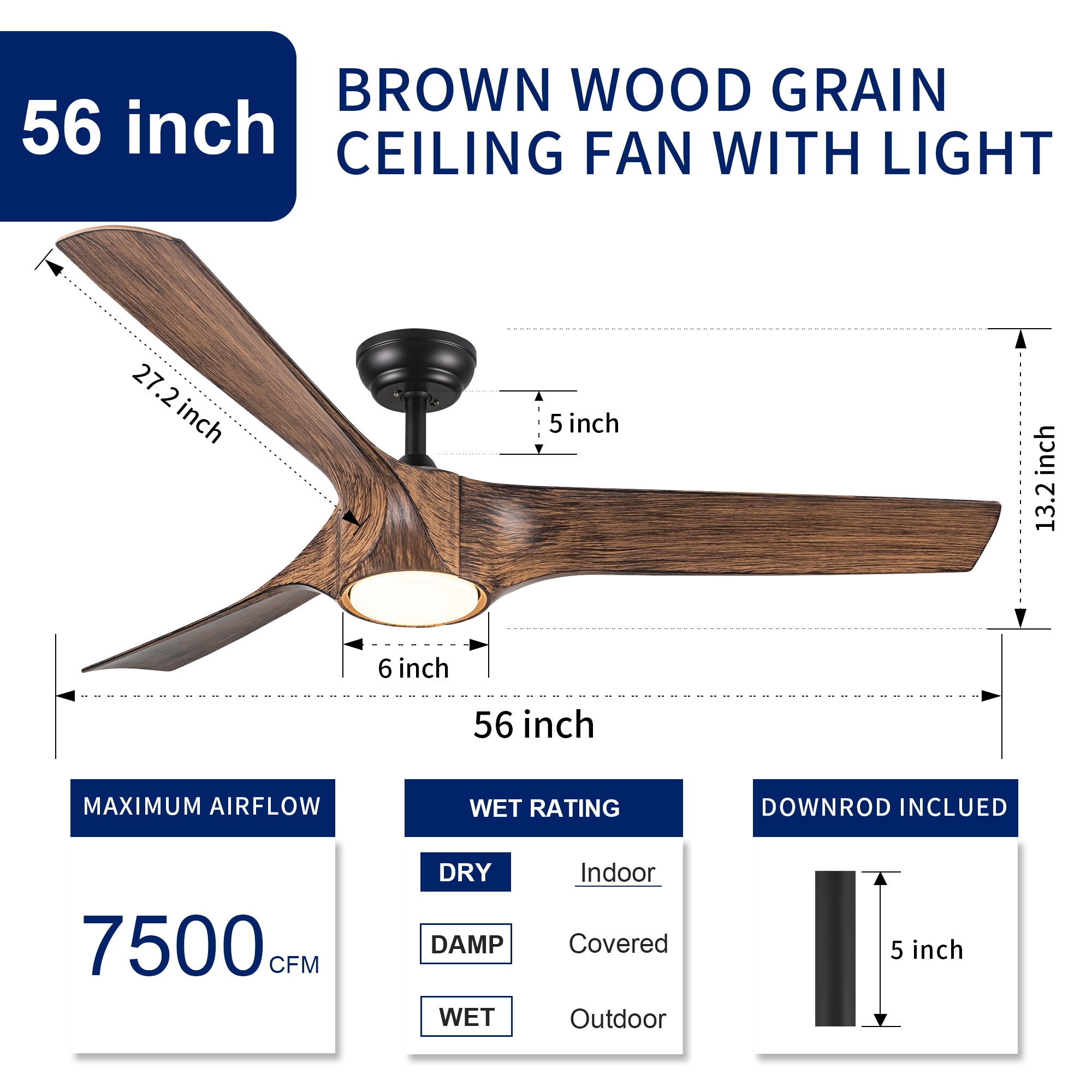 YUHAO LSDC1125BKM56 Ceiling-Fans - View #11