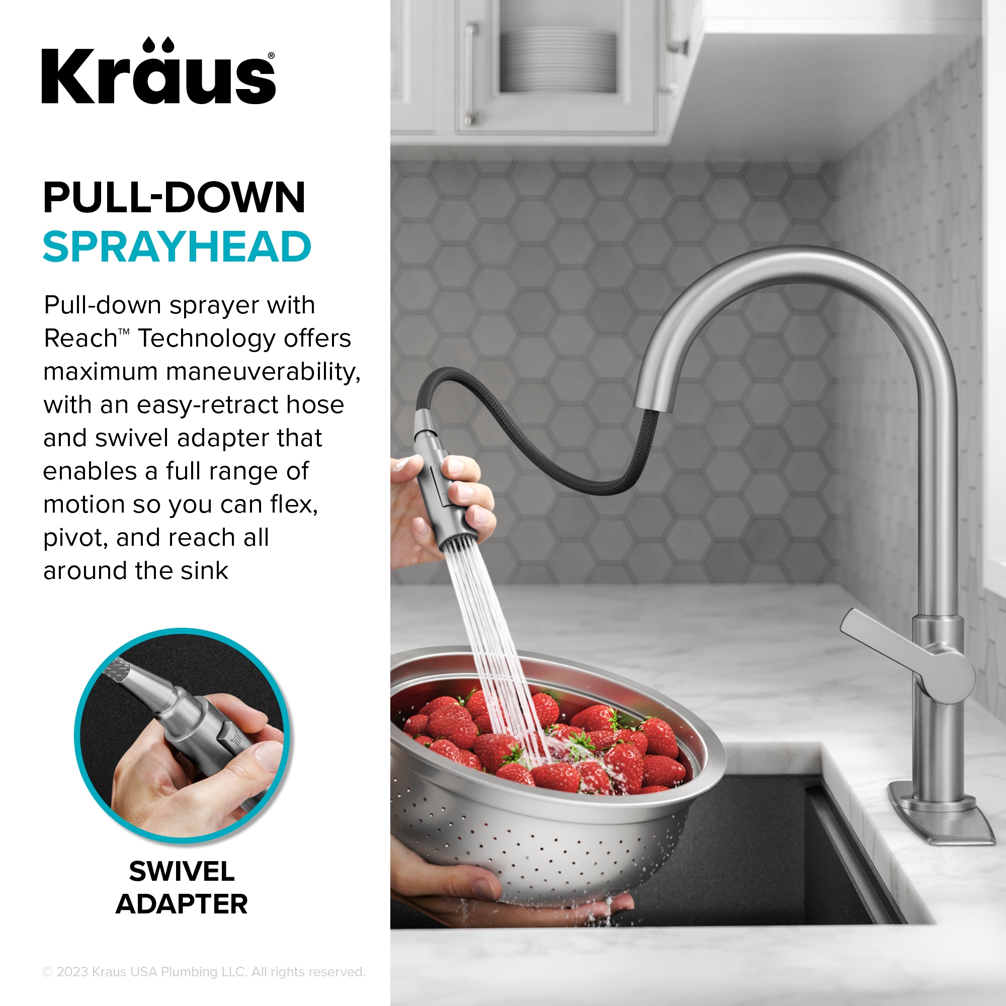 Kraus KPF-2820SFS-DP02SFS Kitchen-Faucets - View #8