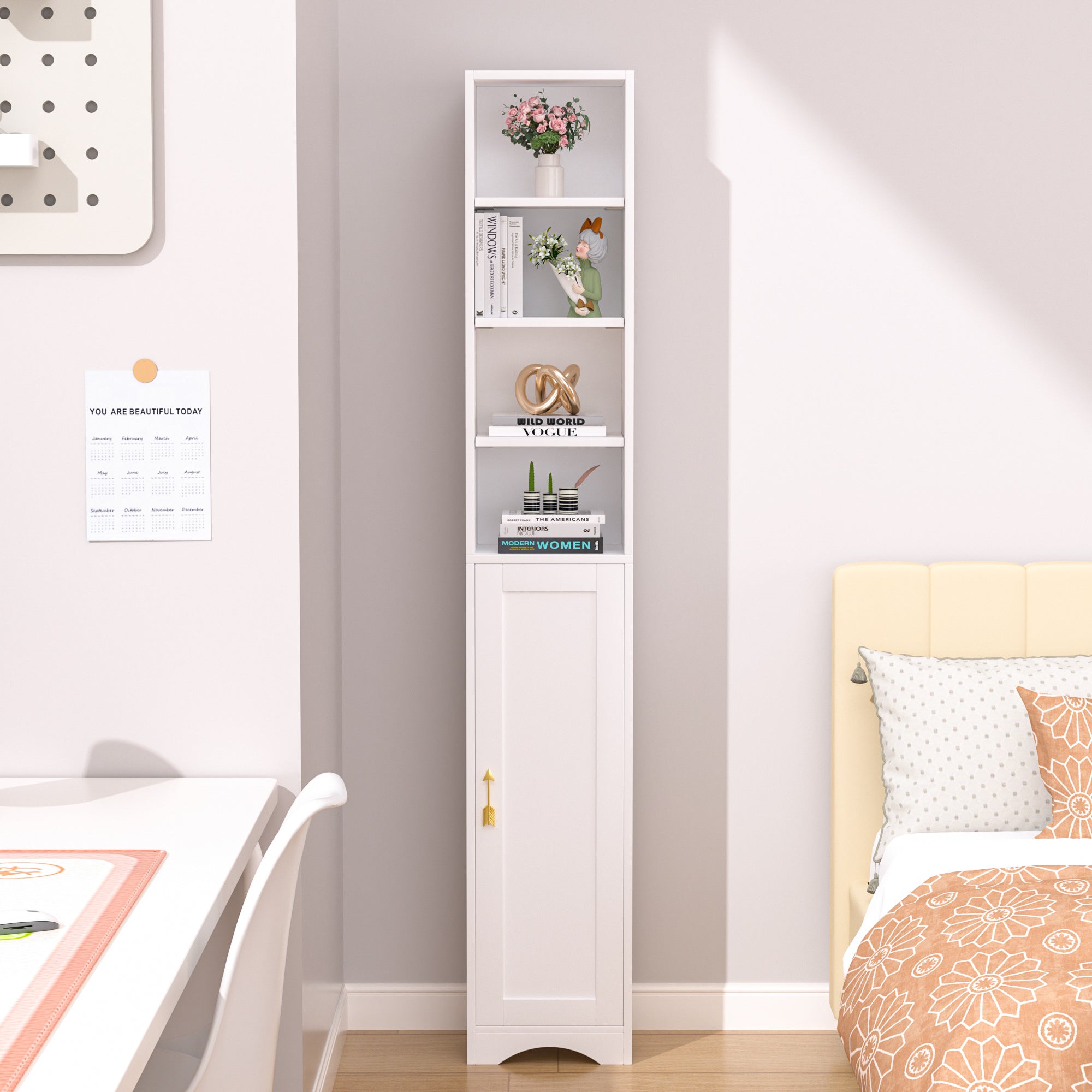 Vecelo LOE-B21-WHT bookcases - View #2