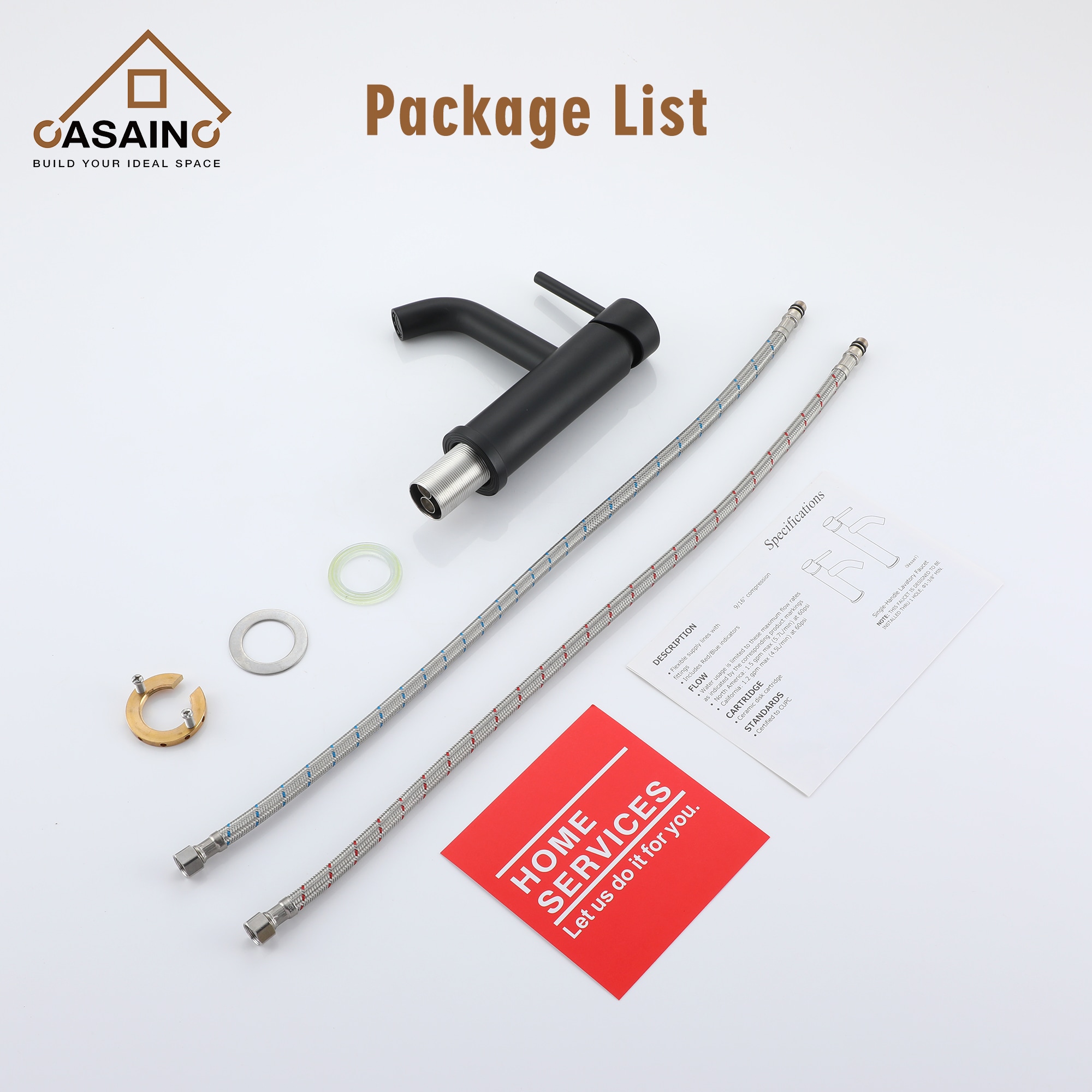 CASAINC WE-BF10MB Lavatory-Faucets - View #2