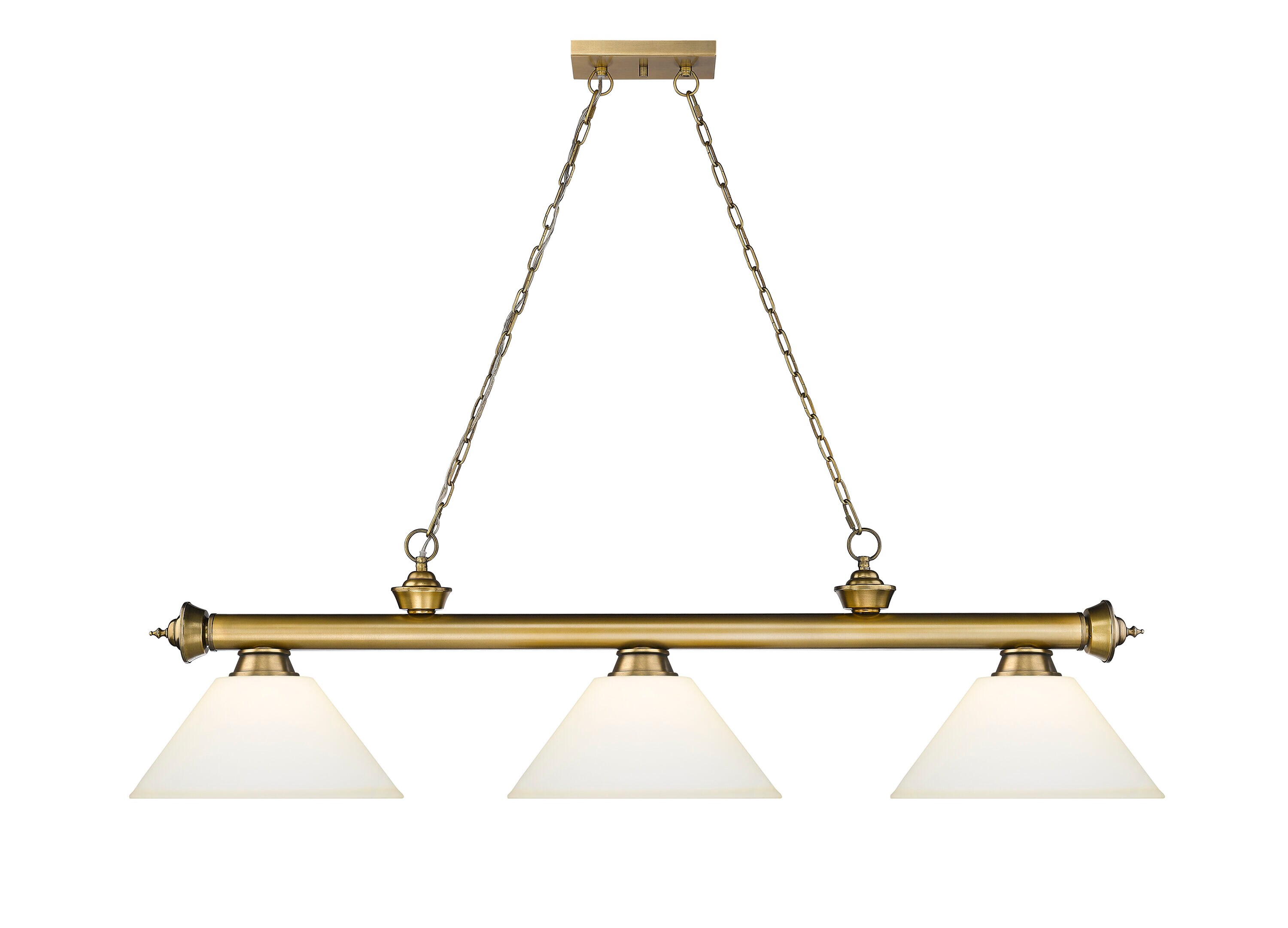 Z-Lite 2306-3RB-AMO14 Pool-Table-Lighting - View #2
