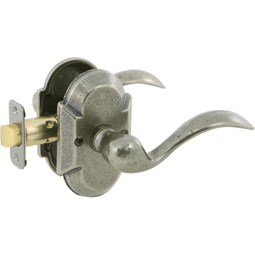 Delaney Hardware 694608CR Sandcast Aged Pewter Interior Hall/Closet Passage Door Handle