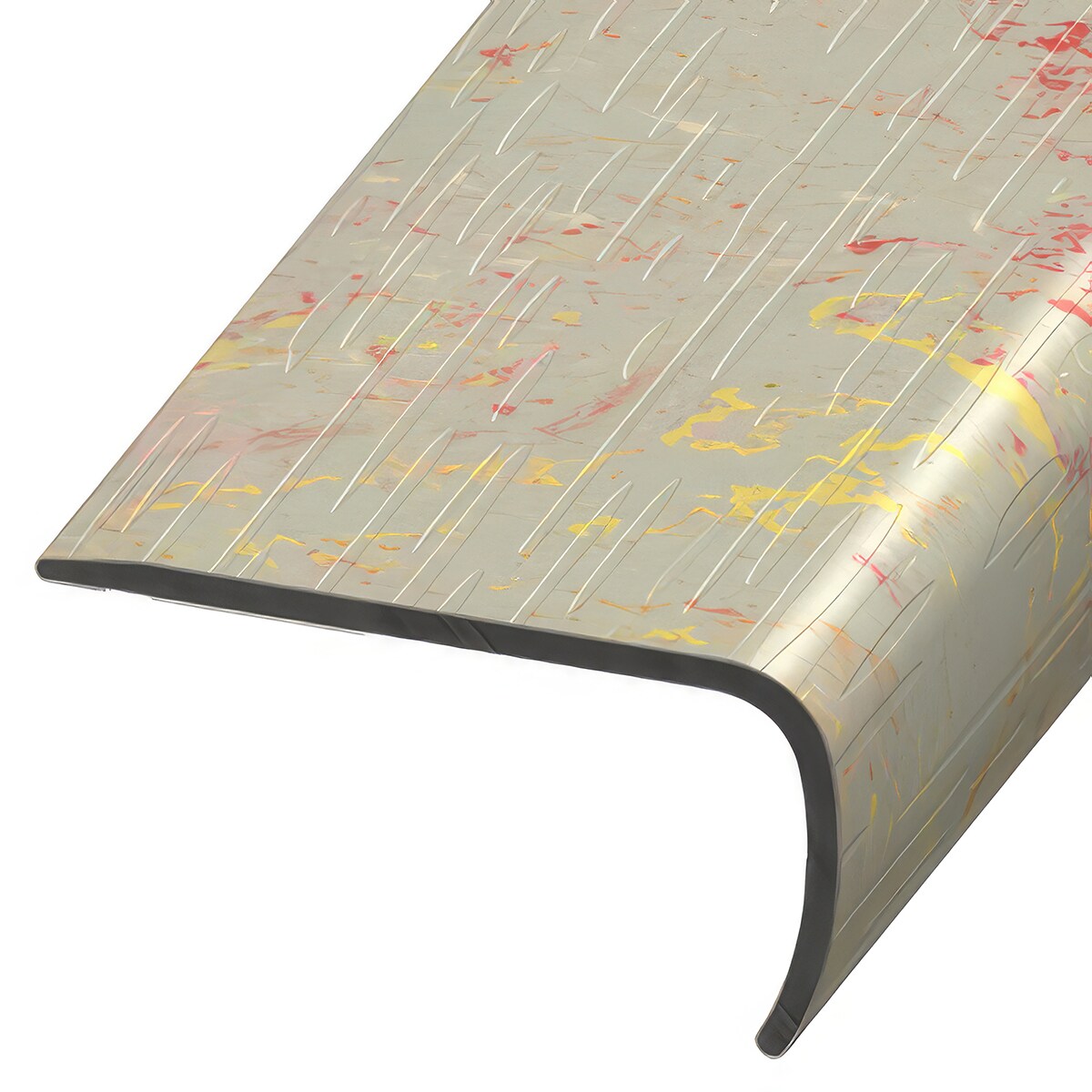 Versatrim VE-116544 Marmoleum Forbo-Marmoleum-Fruit Punch Prefinished 1-in T x 2-in W x 94-in L PVC Square cap