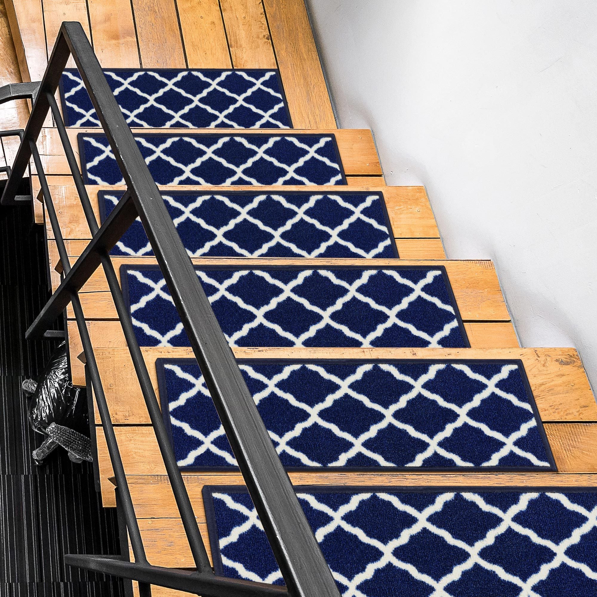 Non Slip Rubber Stair Treads, Carpet Stair Treads, Stair Runners for Wooden  Steps, Basement Stair Rug Mats for Pet, Kids and Elderly, 30X8