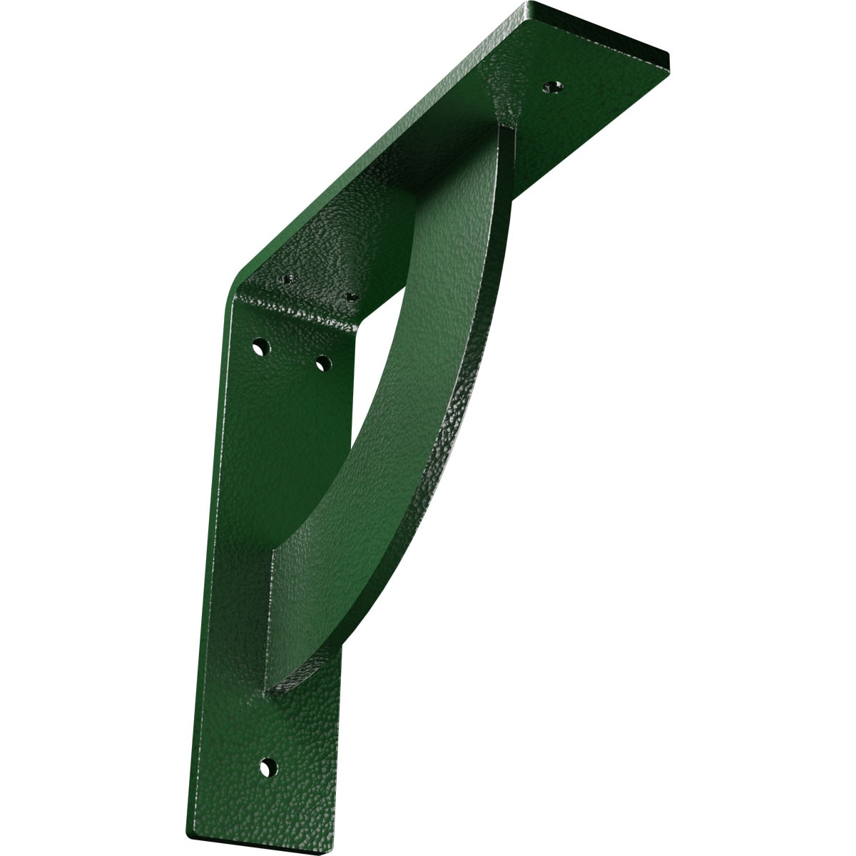 Ekena Millwork BKTM02X08X08BUHDG Bulwark 8-in x 2-in x 8-in Green Steel Countertop support bracket