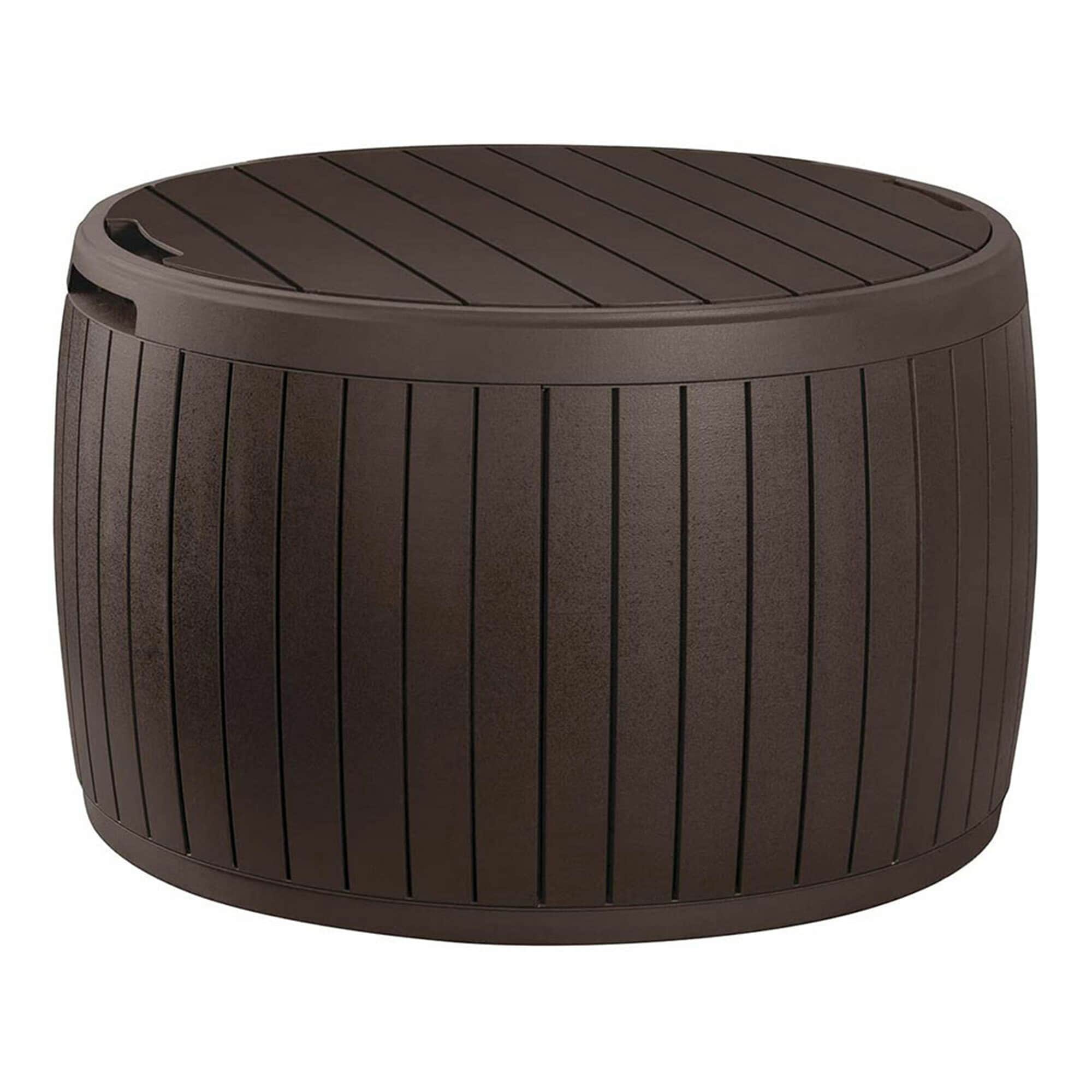 Keter 231511 37-Gallon Brown Plastic Deck Box