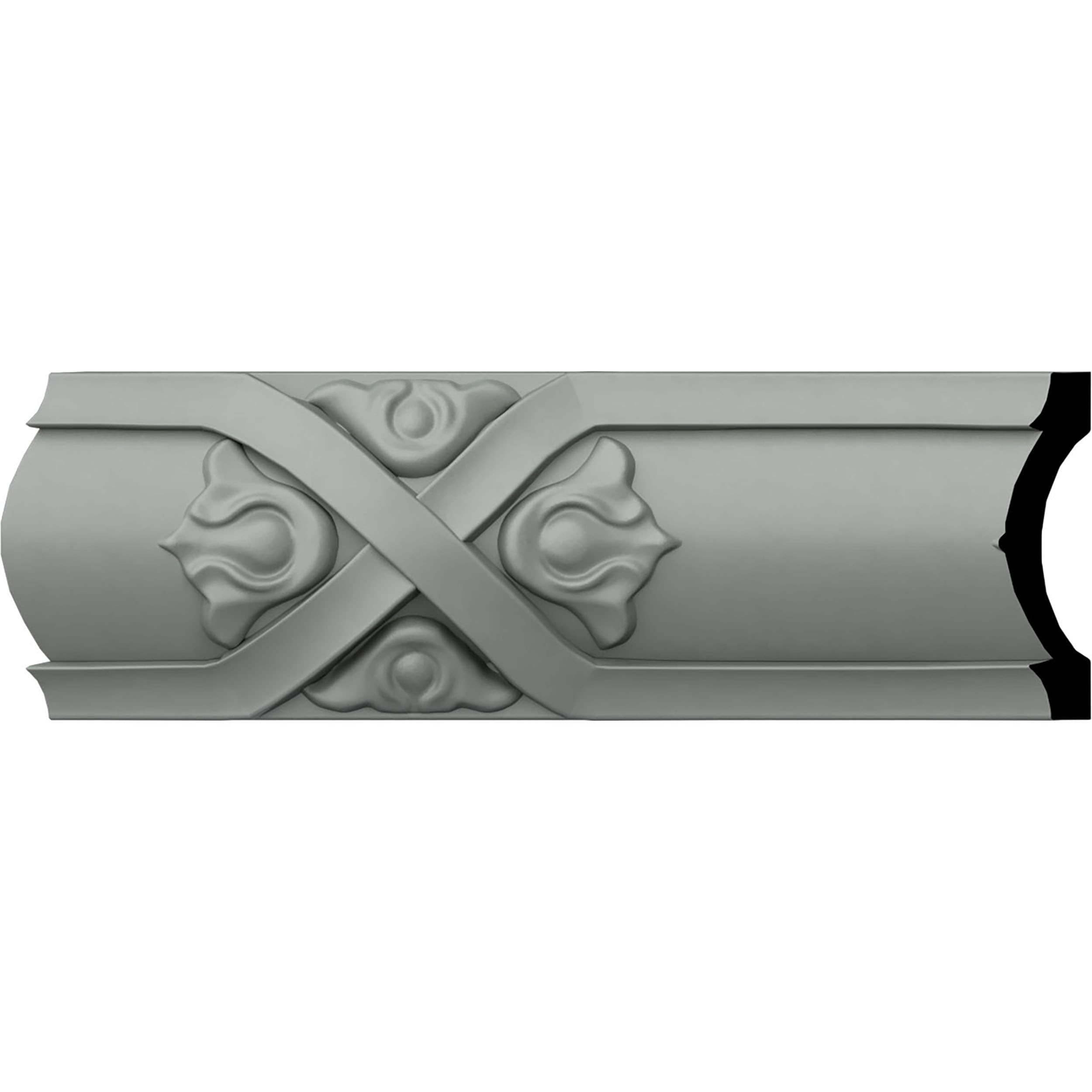 Ekena Millwork PML03X01FA Fairfax 3-1/2-in x 7-ft 10-1/2-in Primed Urethane 463142 Chair rail Moulding