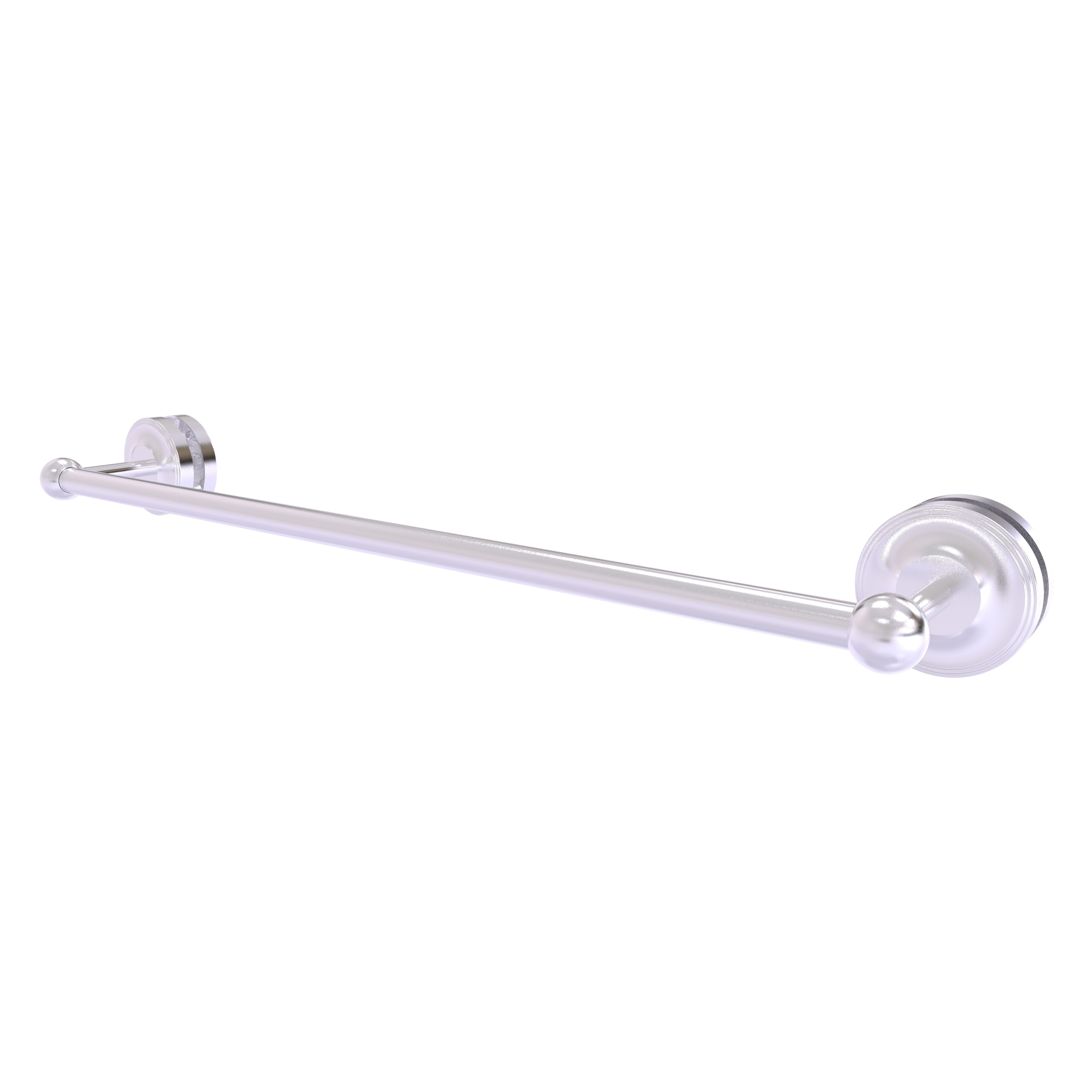 Allied Brass PR-41-SM-24-SCH Prestige Regal 24-in Satin Chrome Wall mount Single Towel Bar
