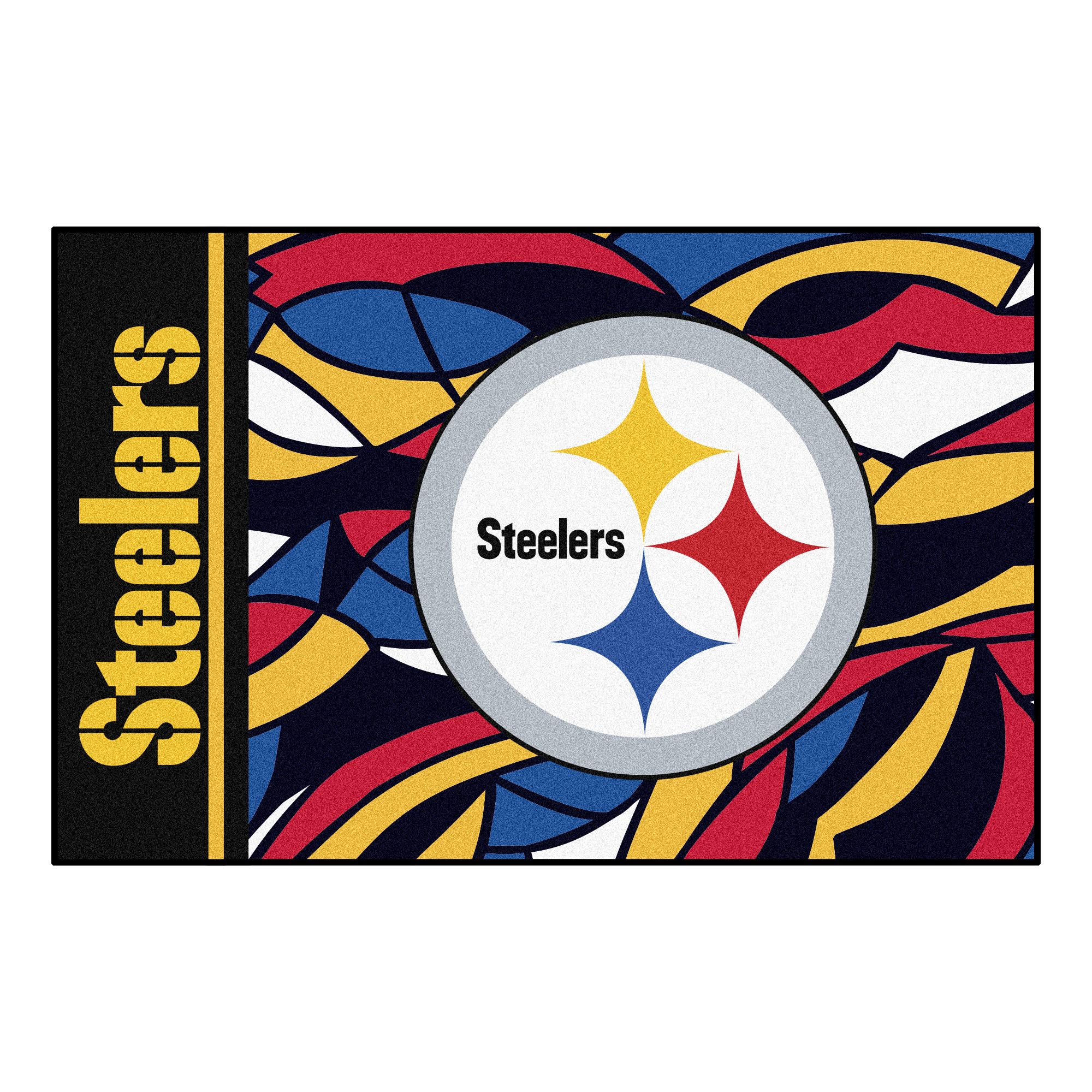 Pittsburgh Steelers NFL Metal 3D Team Emblem by FANMATS All Weather Decal  for Indoor/Outdoor Use - Easy Peel & Stick Installation on Vehicle, Cooler