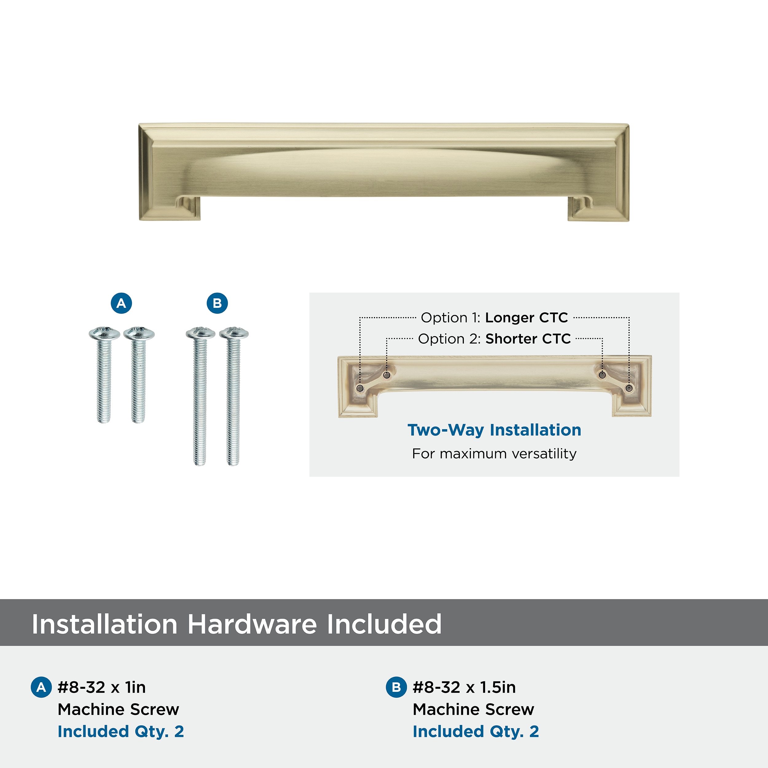 Amerock BP36763BBZ Cabinet-Pulls - View #6