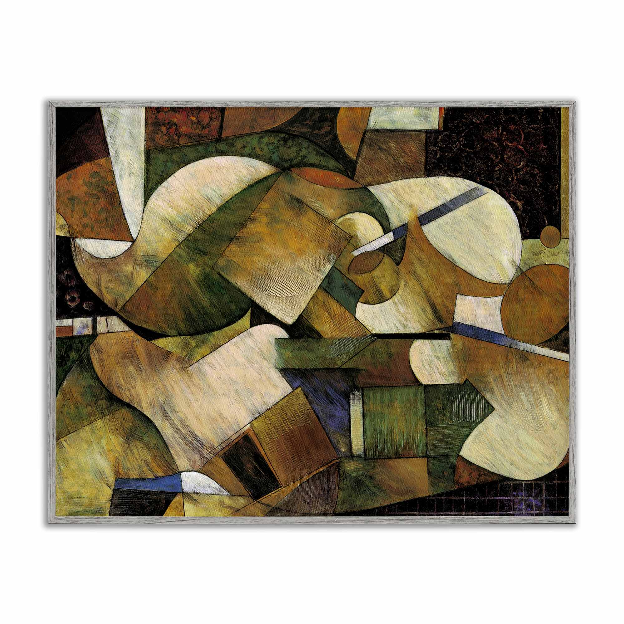 Stupell Industries BS-538-GFF-24X30 Expressive Geometric Abstraction Framed Giclee design by Jonathan Parsons