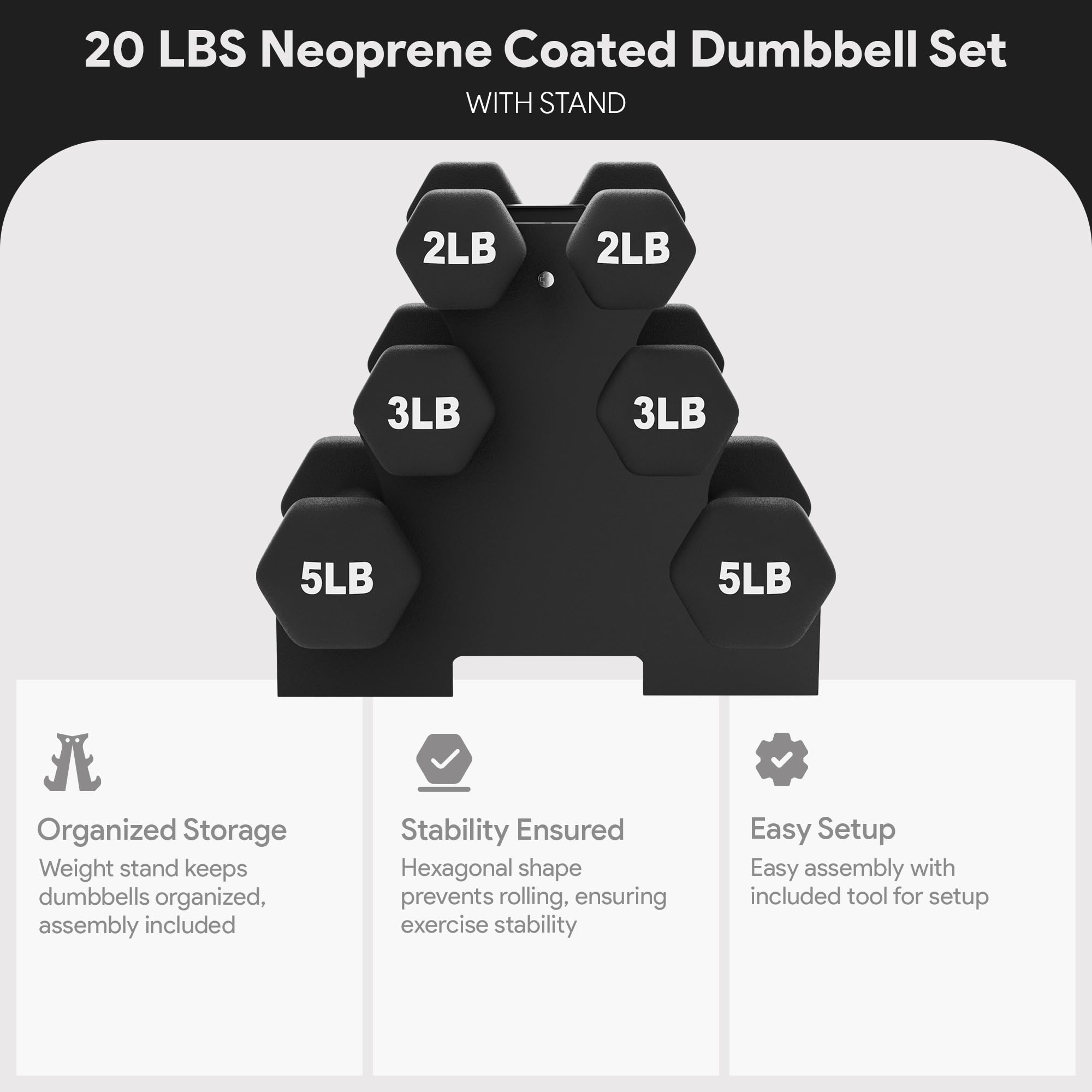Redliro B0CQKMS2X3 dumbbells - View #2