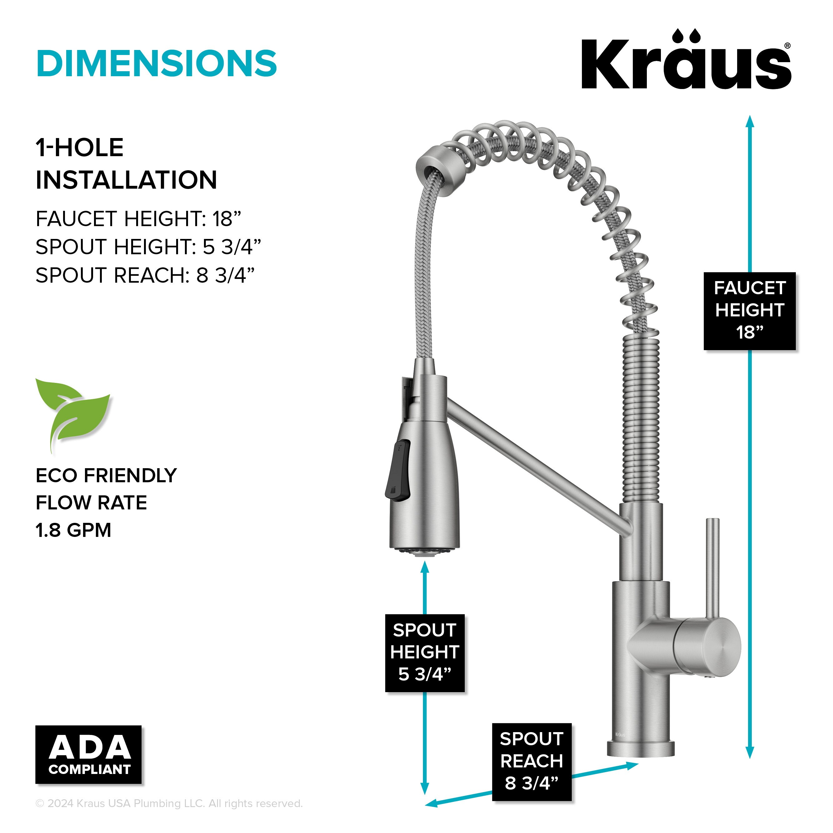 Kraus KPF-1617SFS Kitchen-Faucets - View #6