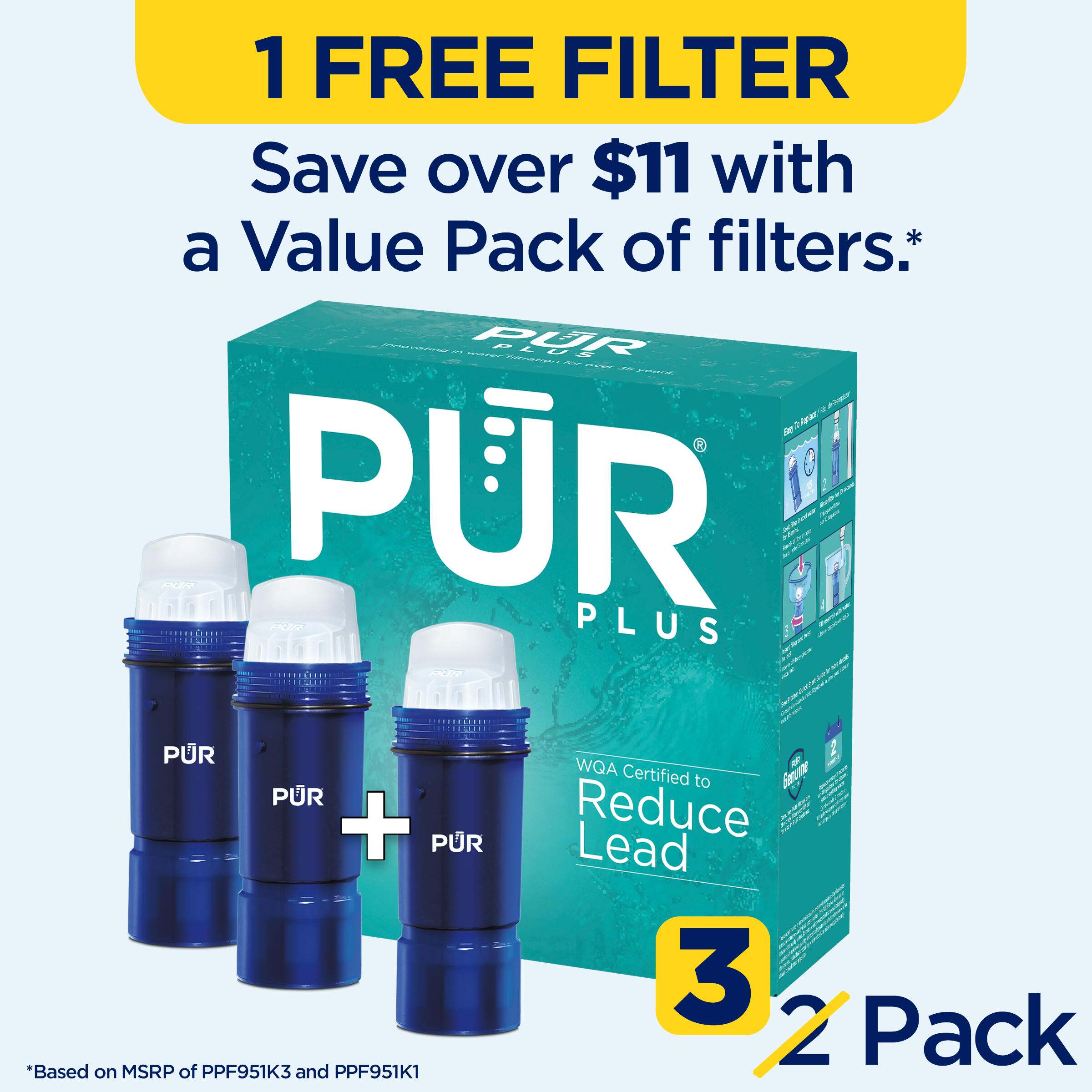 PUR PPF951K3AV2 Replacement-Water-Filters-Cartridges - View #6