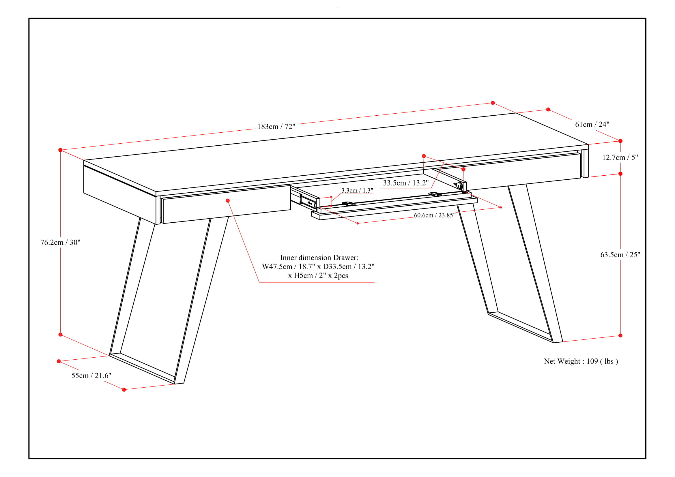 Simpli Home AXCLRY52LG-RNAB desks - View #9