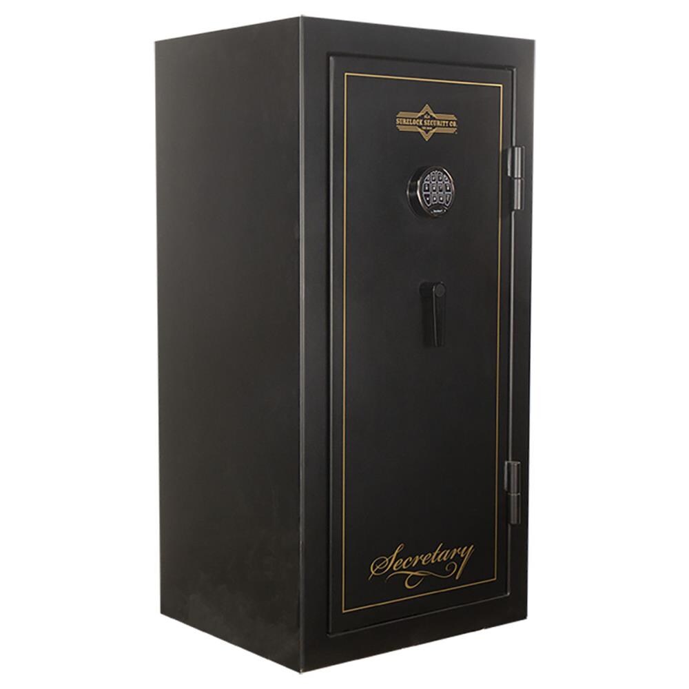 Surelock Security Co 37000148 Secretary office 4 -Gun Fireproof Electronic/Keypad Gun safe with Interior Lighting
