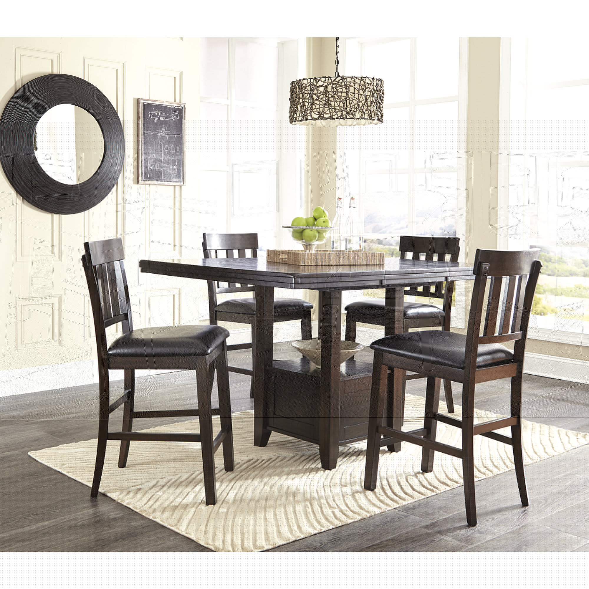 Signature Design by Ashley D596-42 Dining-Tables - View #3