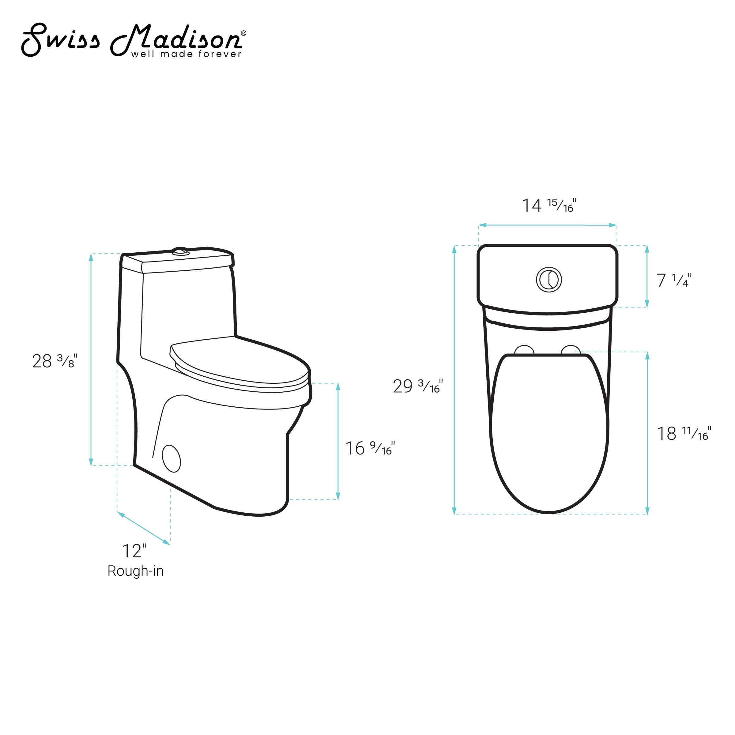 Swiss Madison SM-25-1TTOU04BK toilets - View #5