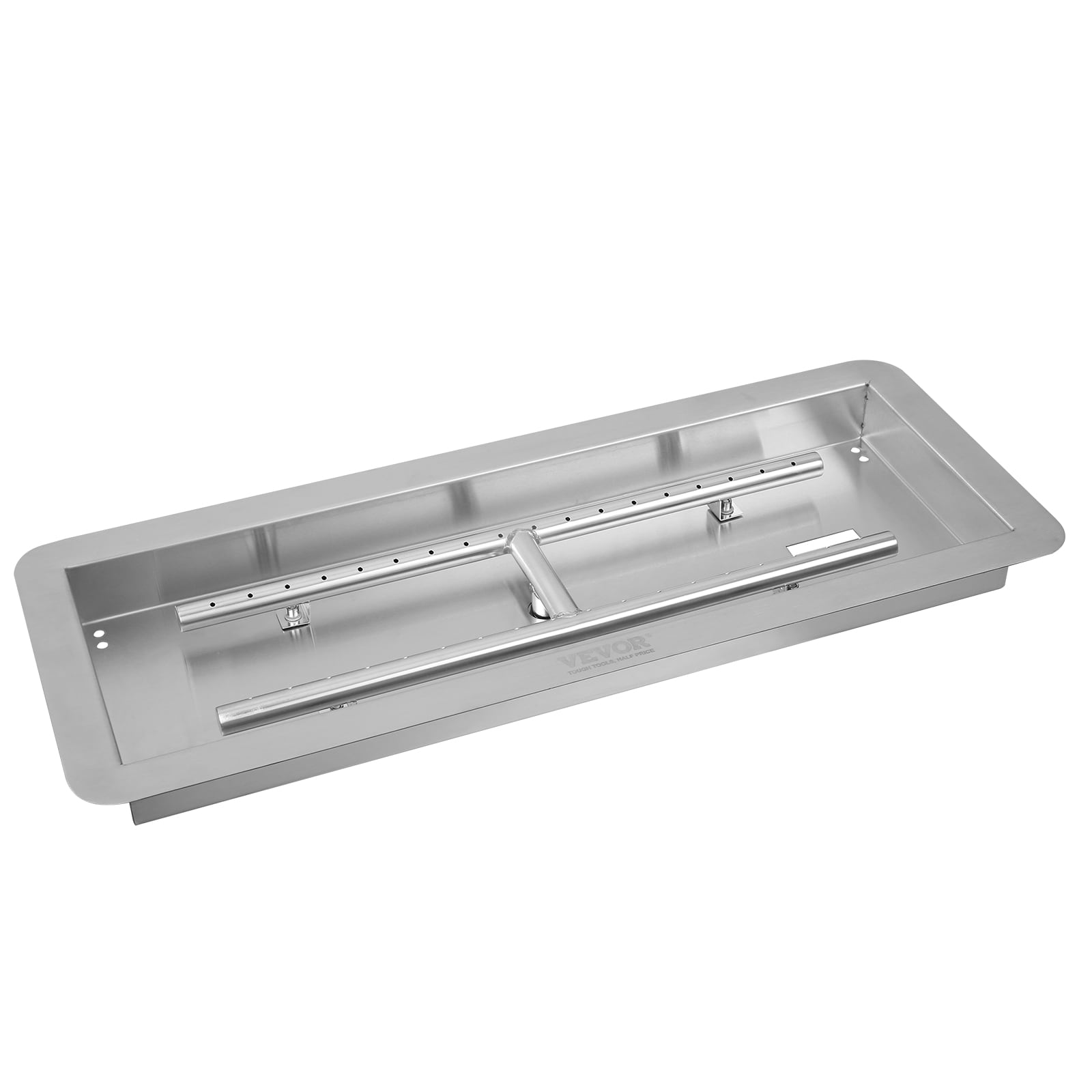 VEVOR JXQRSHKPTZ366KP1WV0 14.5-in W Silver Stainless steel Wood-Burning Fire Pit