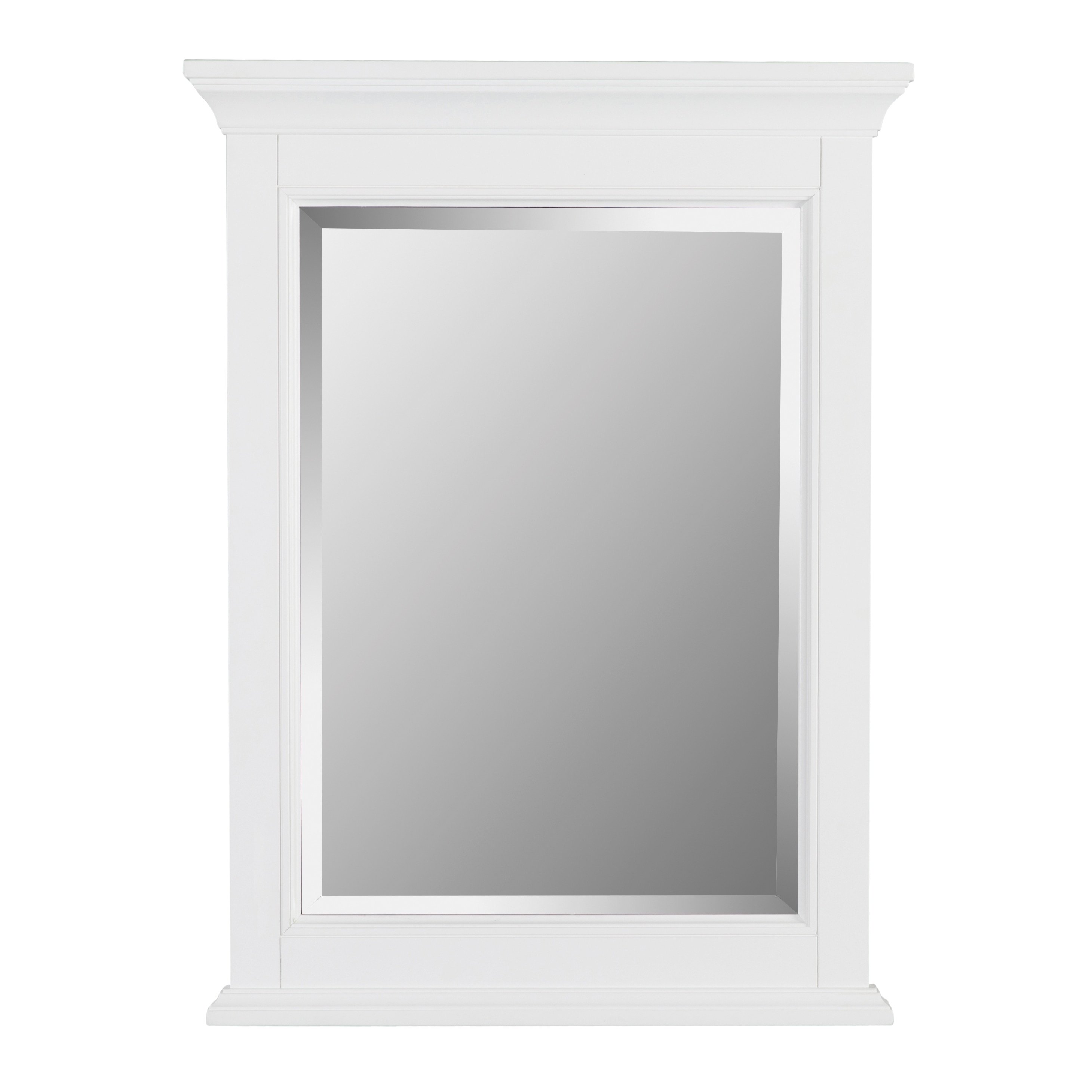 Design House Concord 24-in W x 31-in H White Rectangular Framed Bathroom Vanity Mirror