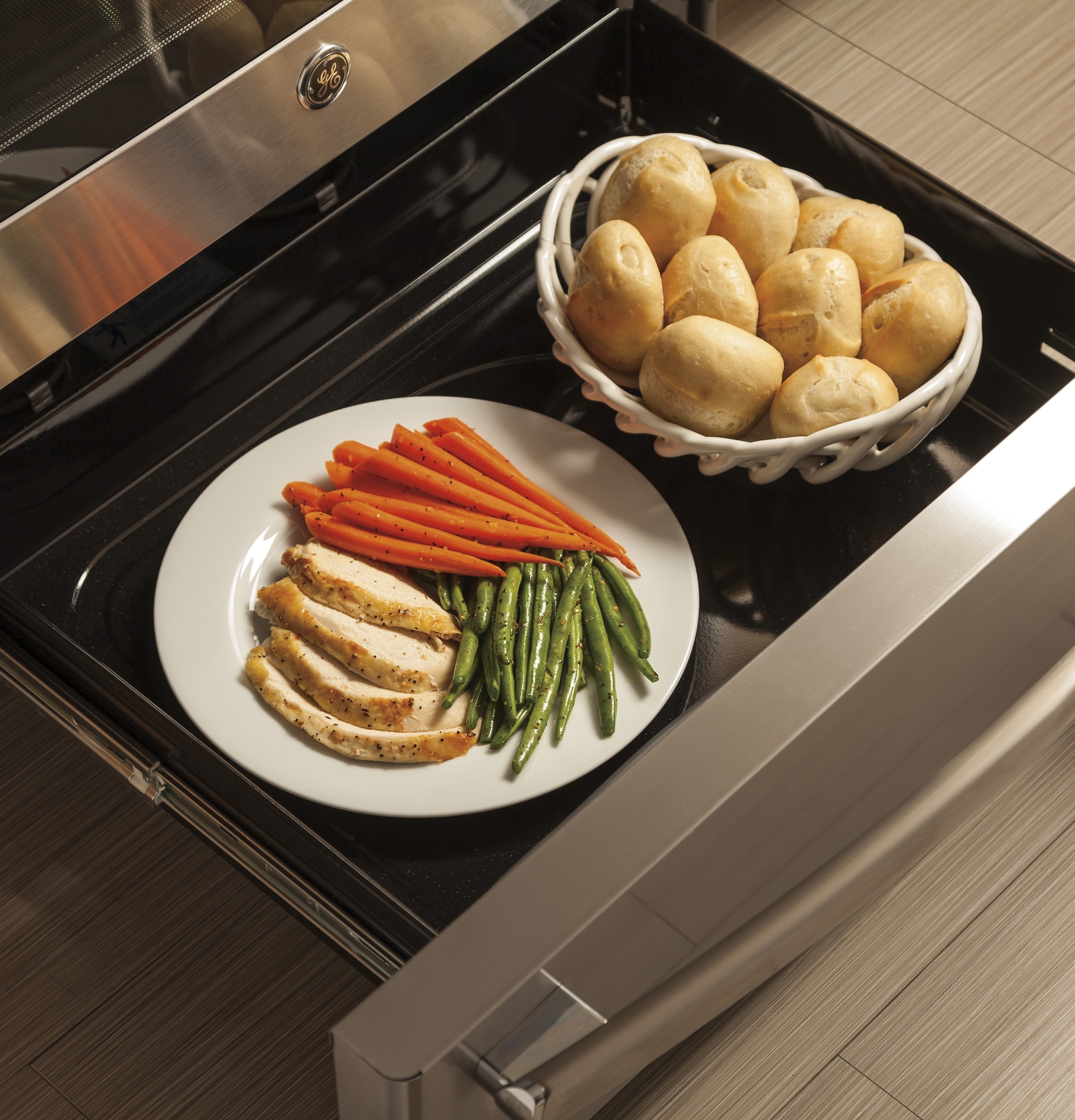PGB940SEHSS  GE Profile Series 30 Free-Standing Self Clean Gas Range with  Warming Drawer - Stainless Steel