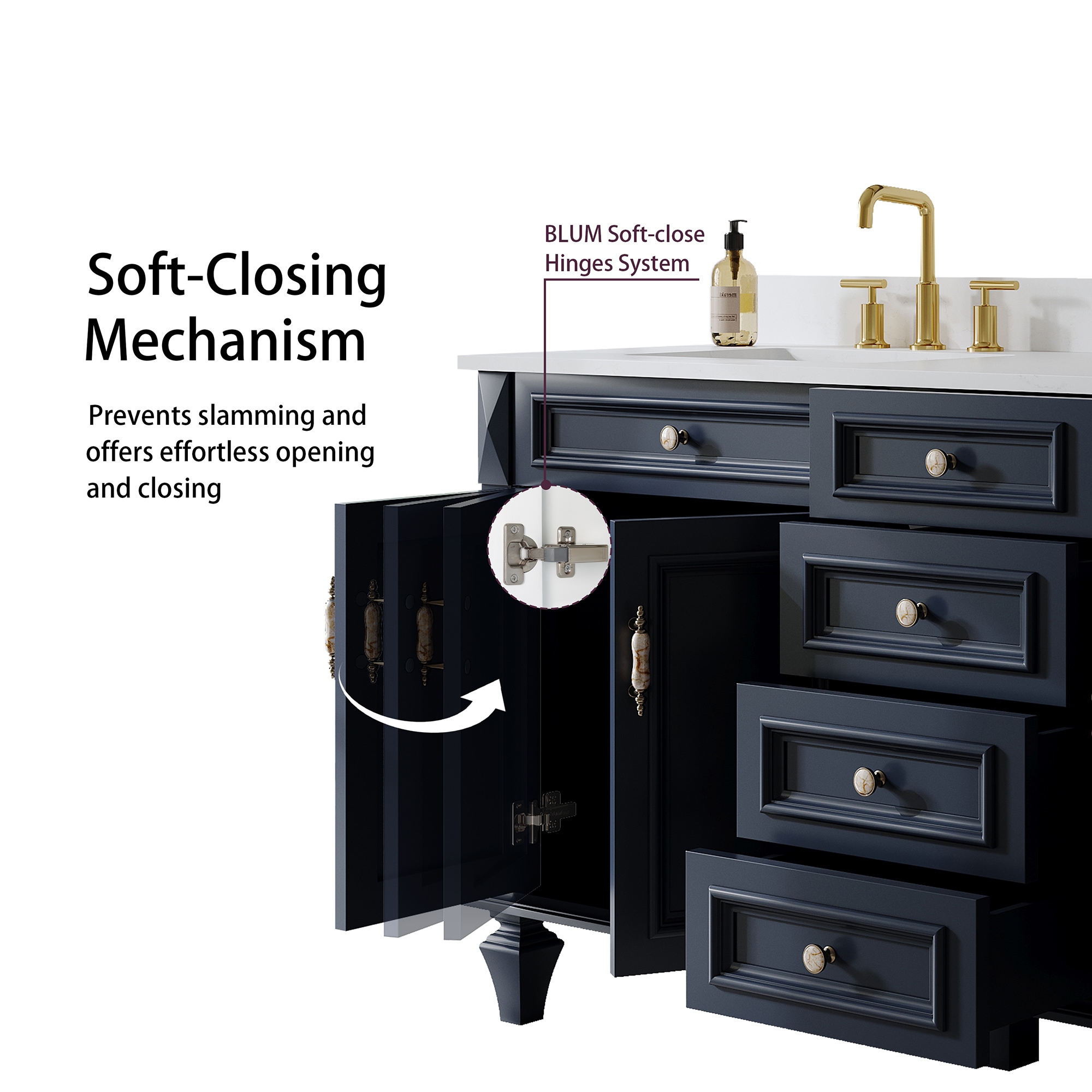 Ayelon BV72QZNB Bath-Vanity-Combo - View #9