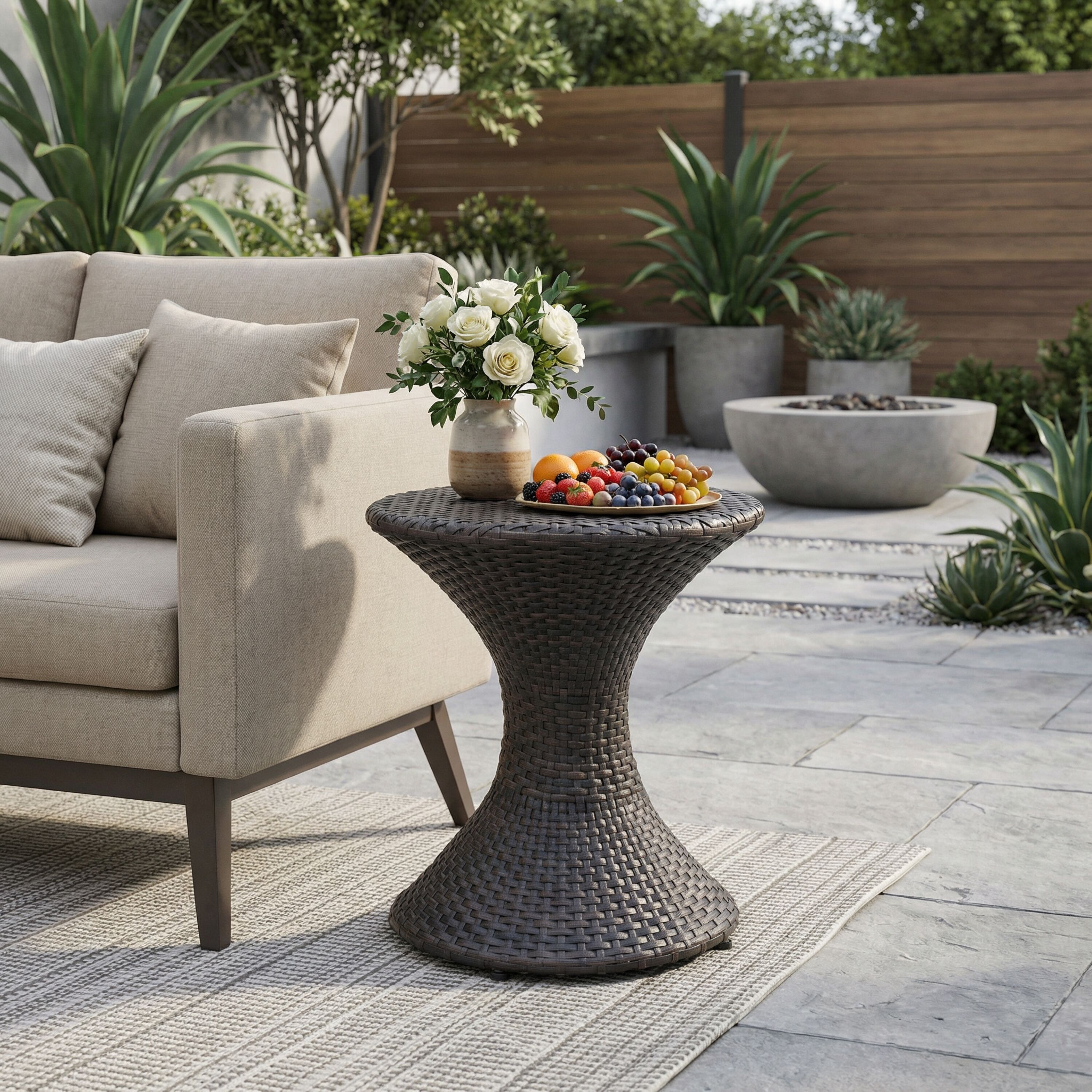 LUXEYARD DS-R-P362081B Patio-Tables - View #2