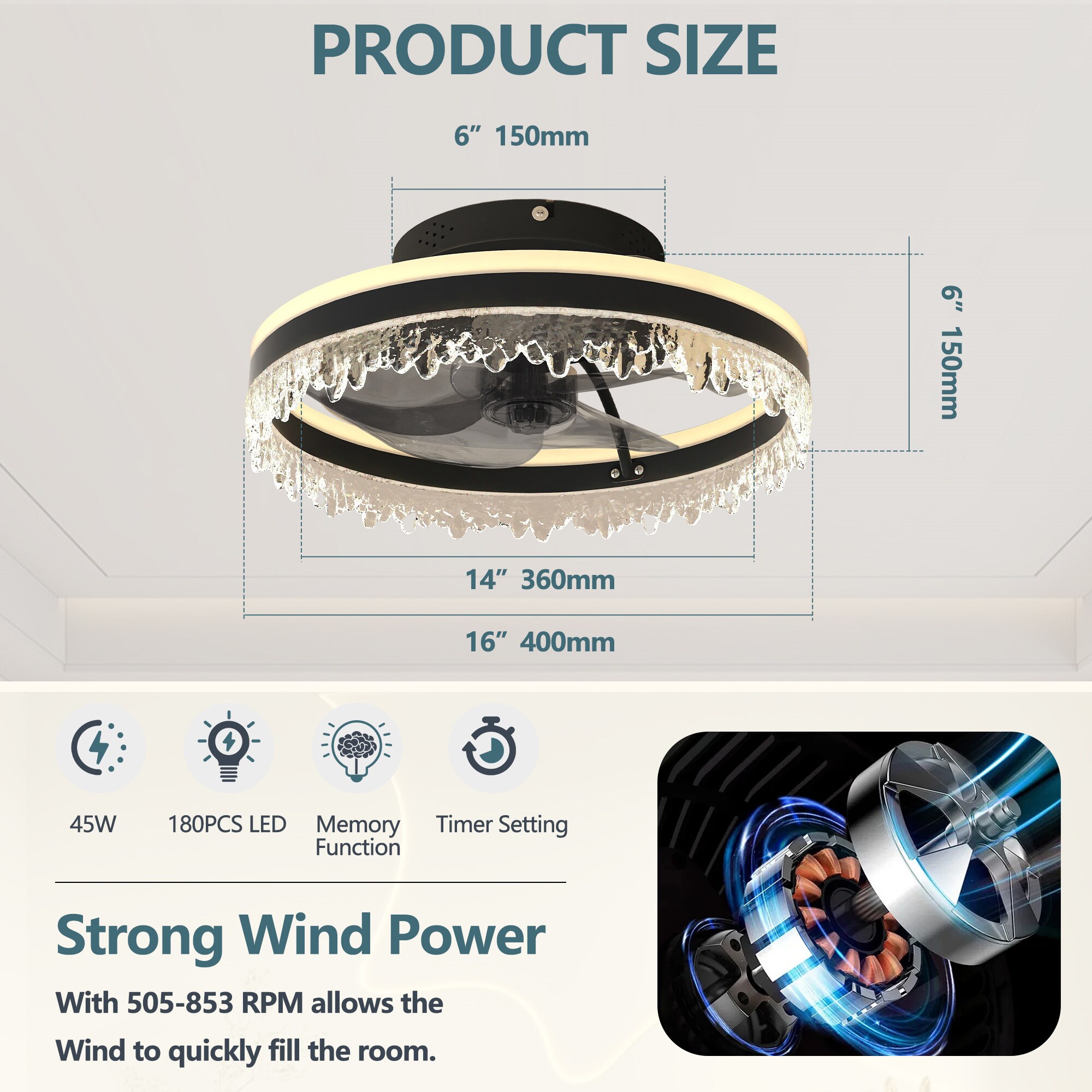 BABOOM BOM-297168-OR Ceiling-Fans - View #4