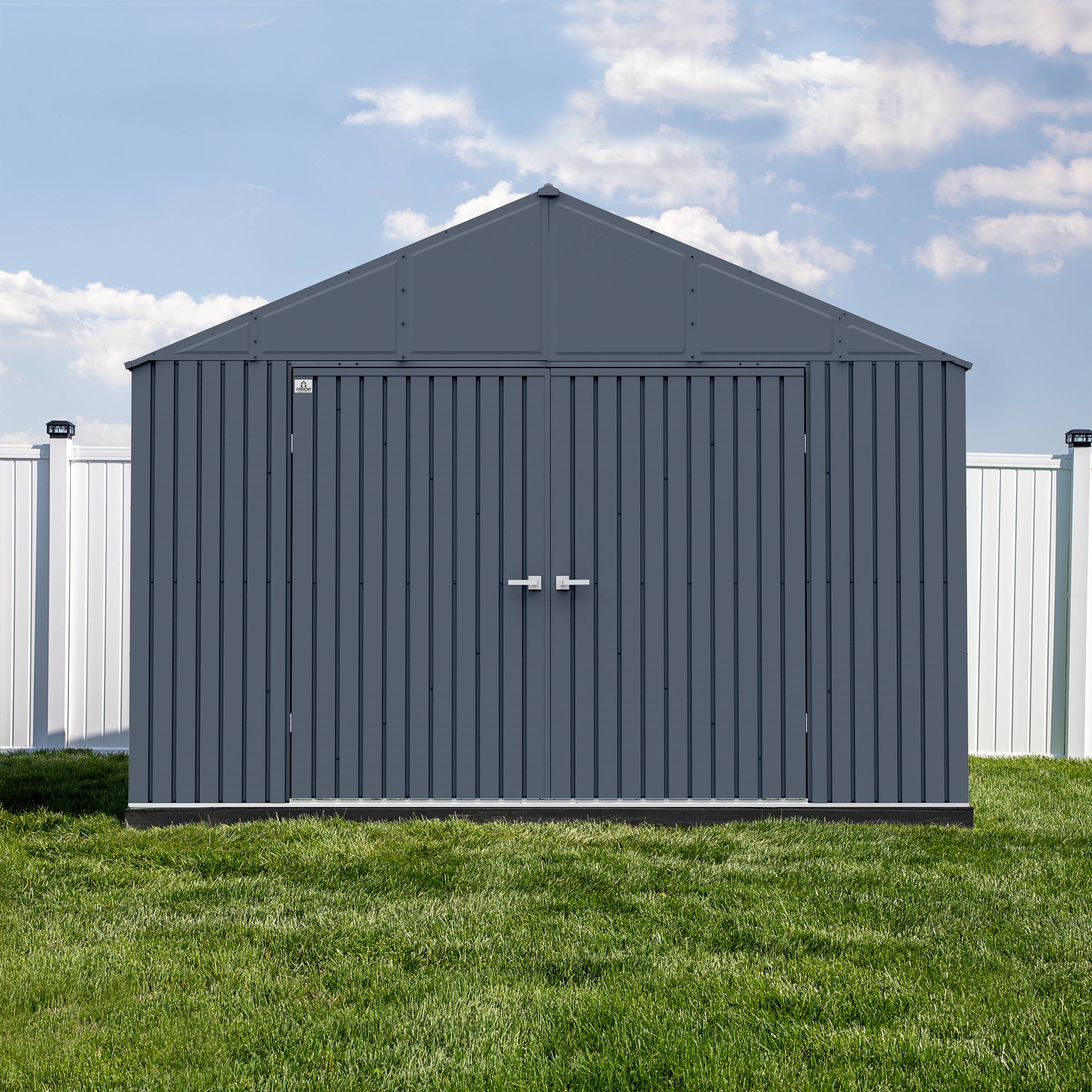Arrow EG1216AN 12-ft x 16-ft Elite Galvanized steel Storage Shed