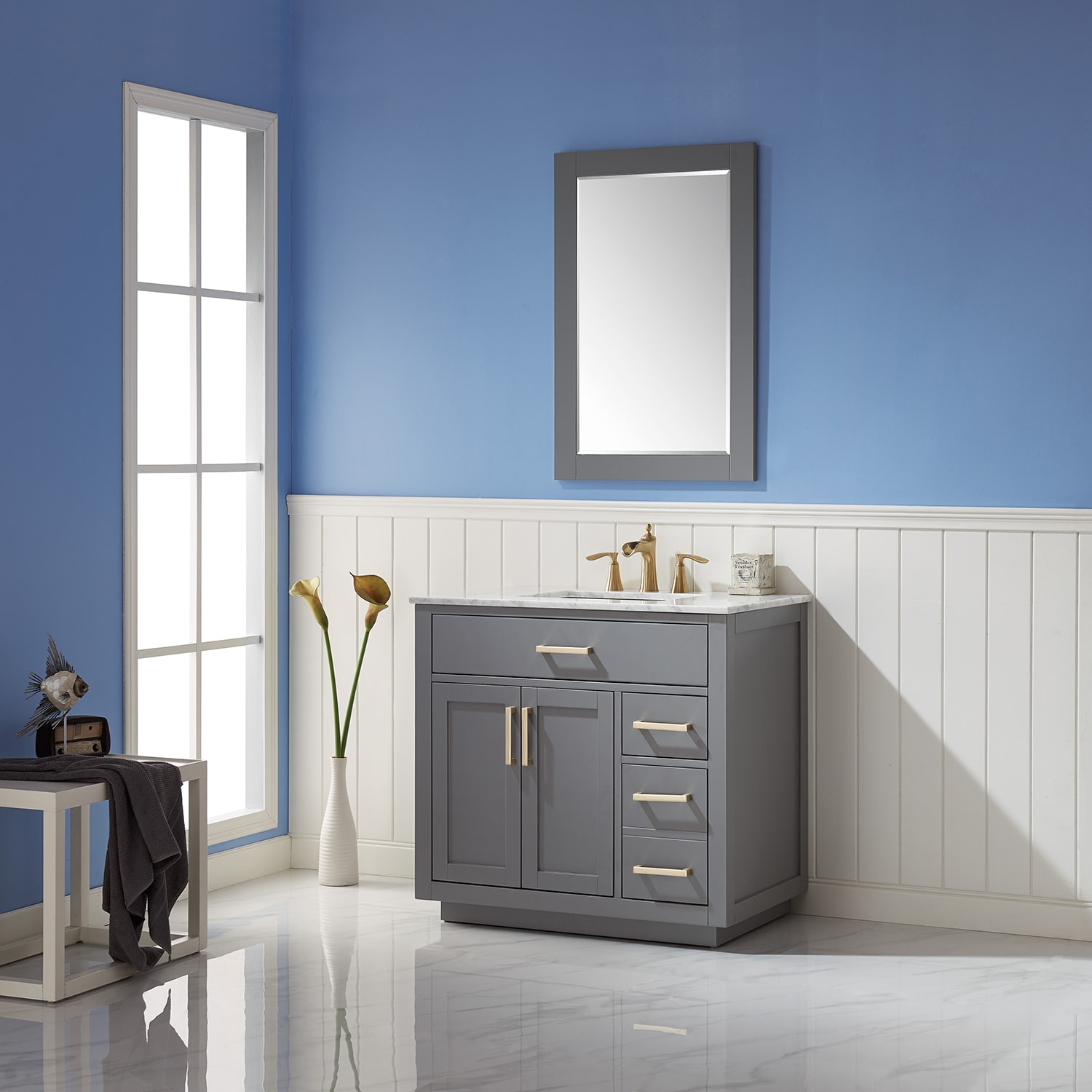 Altair 531036-GR-CA Bath-Vanity-Combo - View #6