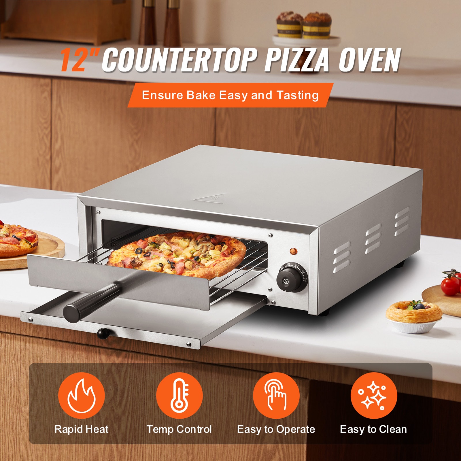 VEVOR CTSDPSLBXG1DWGLZUV1 Outdoor-Pizza-Ovens - View #3