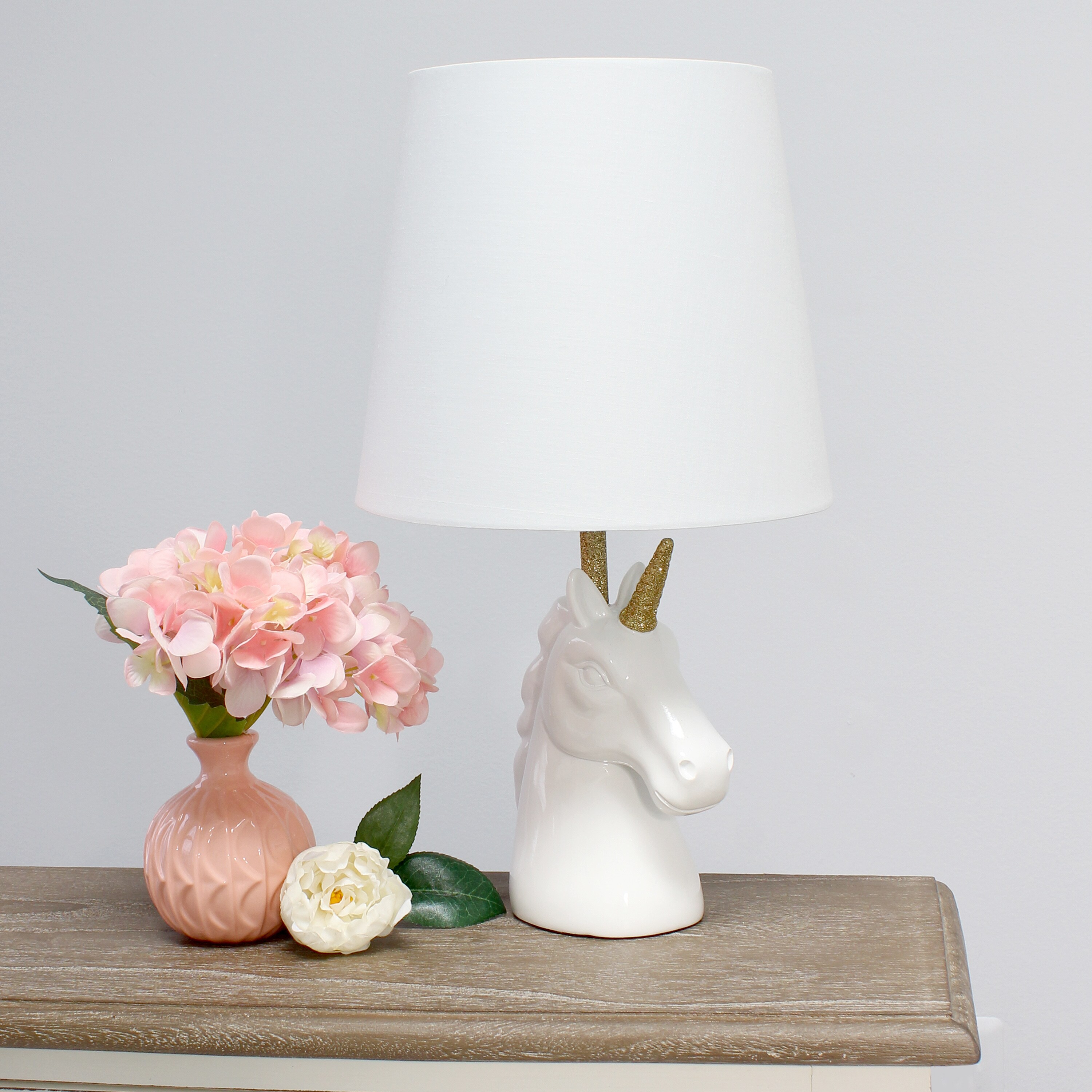 Simple Designs LT1078-WHT Table-Lamps - View #4