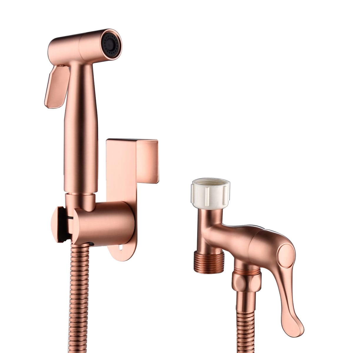 Mondawe Rose Gold Toilet mounted Handheld bidet sprayer #MD-HBS-RG