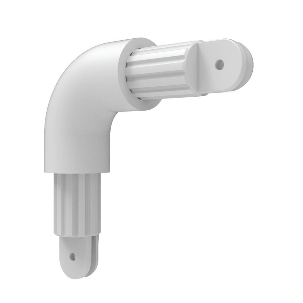 Freedom 4-in x 4.5-in White Aluminum Line Connector
