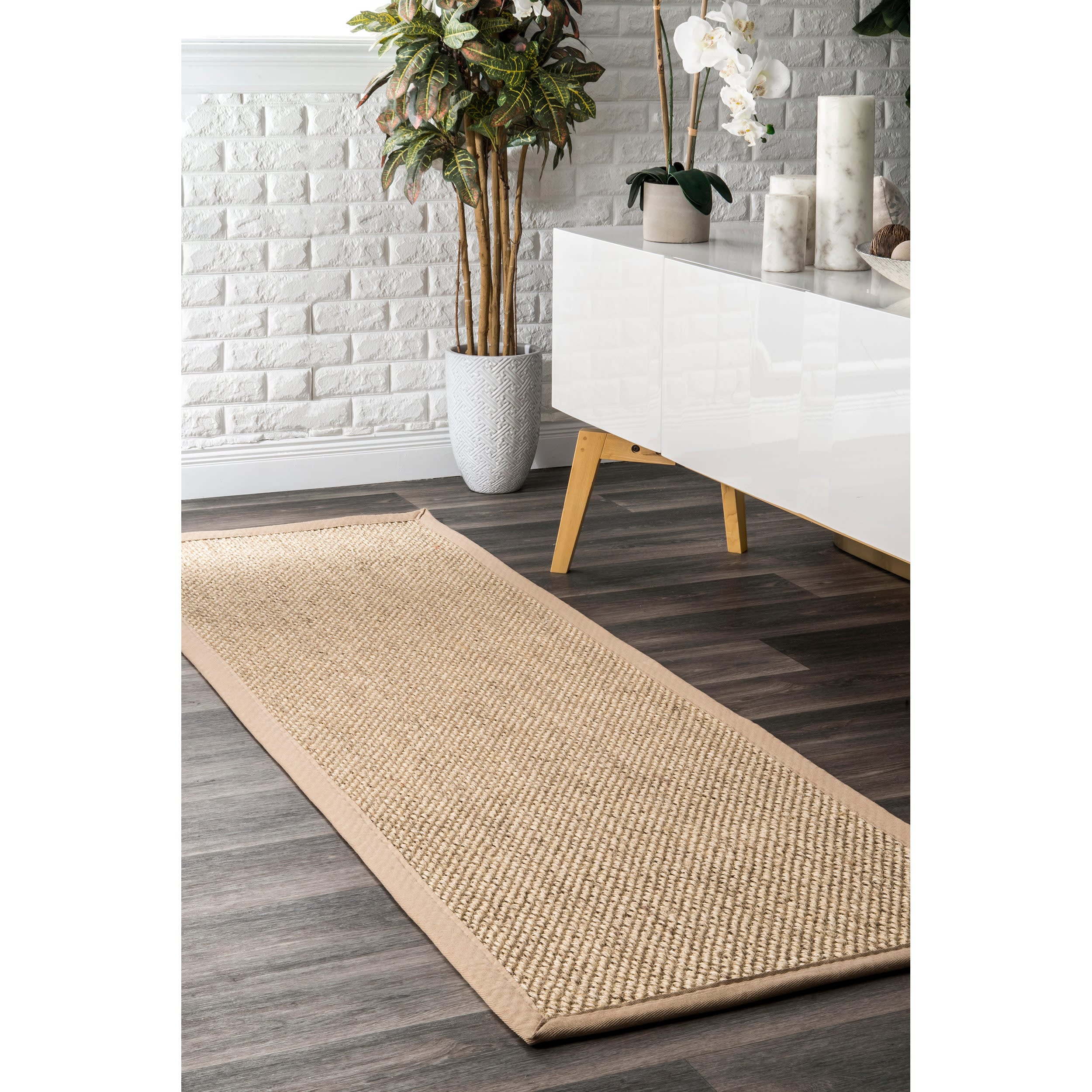 Long Kitchen Mat PU Leather Floor Mats Waterproof Oil Proof Non-slip PVC  Carpet Home Balcony Corridor Decor Entrance Doormat